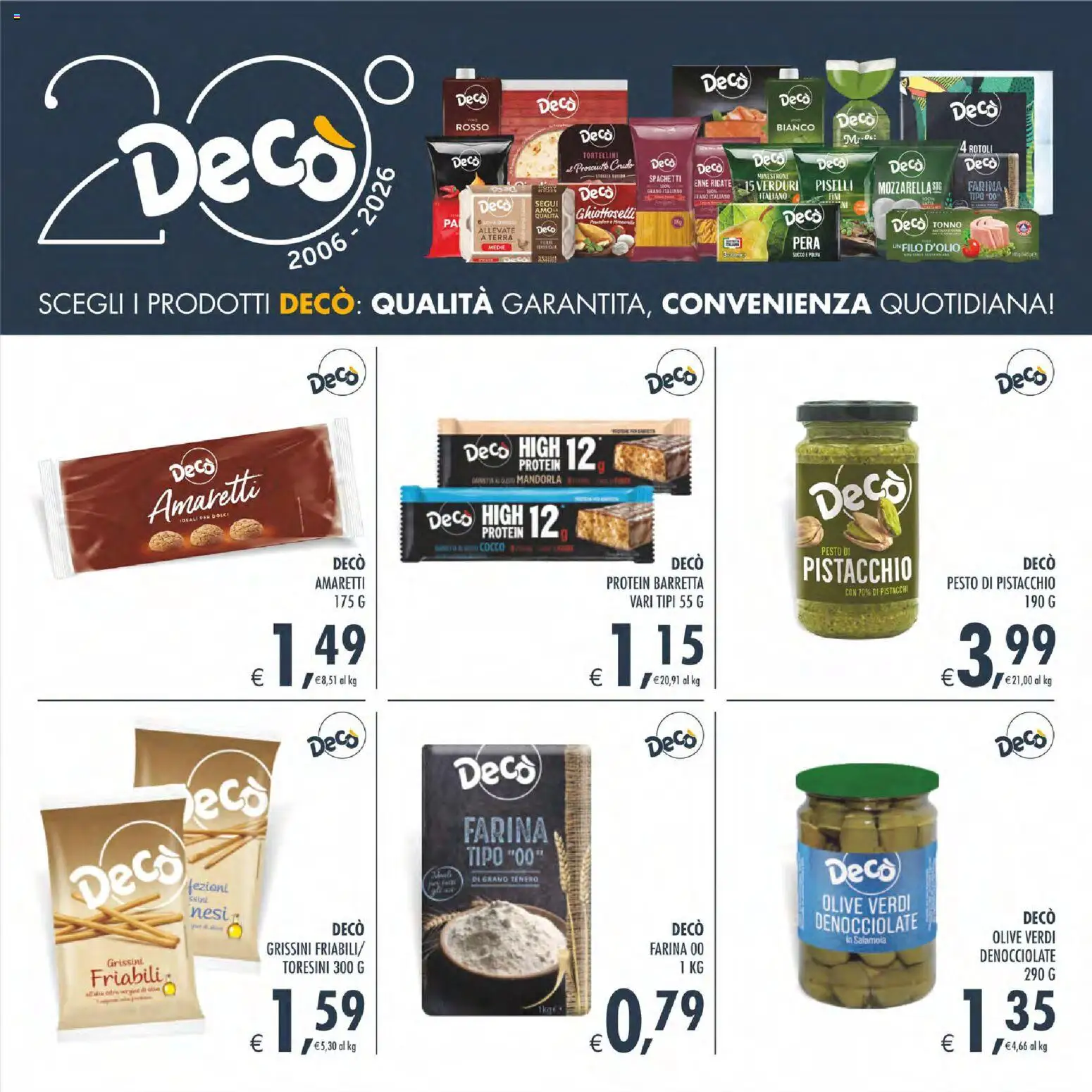 Volantino Decò del 30/06/2026 | Pagina: 22 | Prodotti: Prosciutto Crudo, Prosciutto, Pera, Grissini