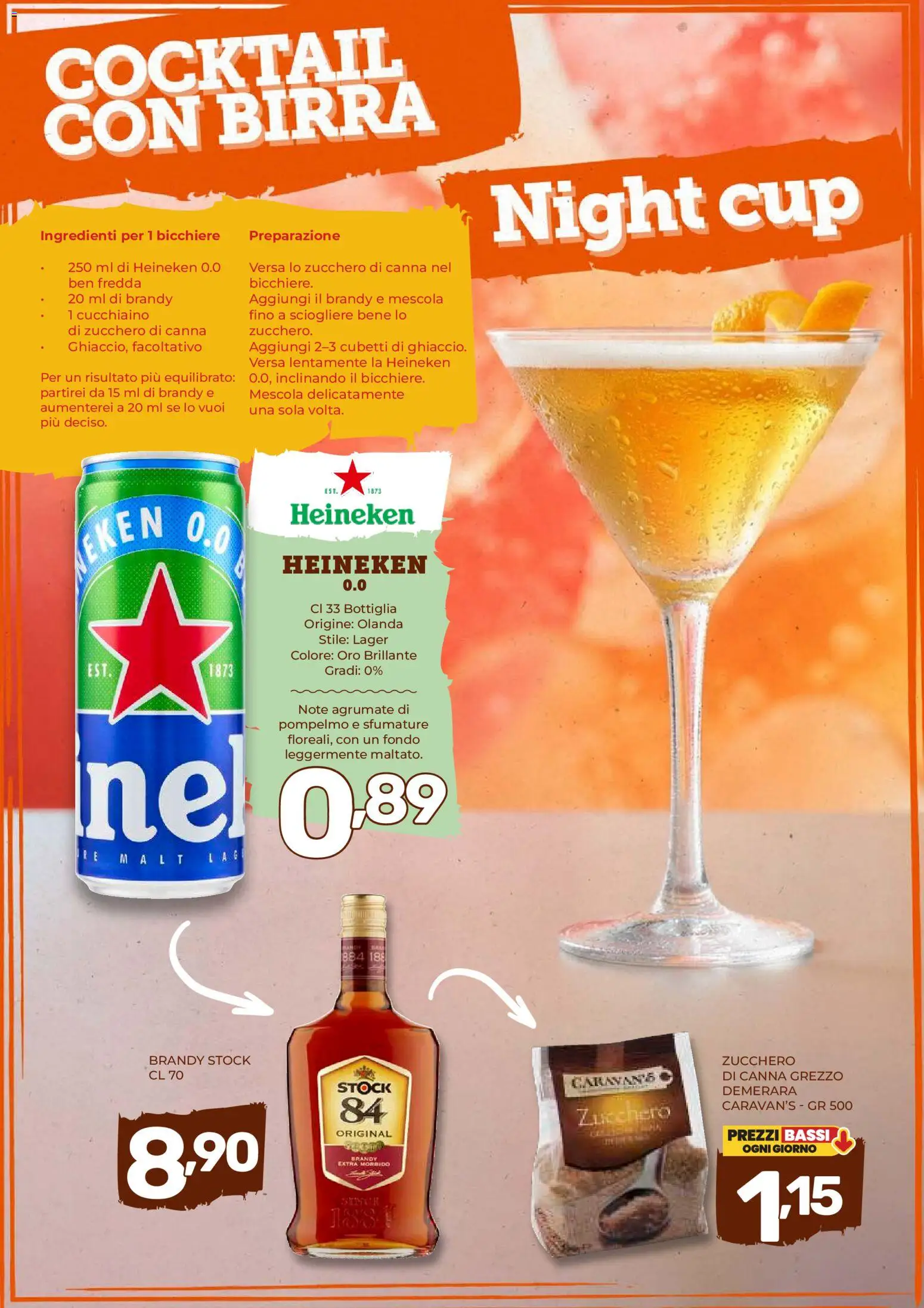 Volantino Il Centesimo del 02/10/2026 | Pagina: 10 | Prodotti: Pompelmo, Heineken, Bottiglia, Brandy
