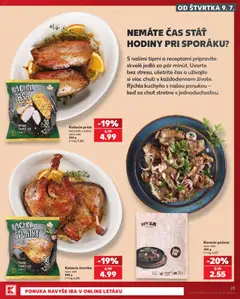 Kaufland leták platný od 09.07.2026 | Strana: 25 | Produkty: Kuchyňa, Hodiny, Kačacie prsia