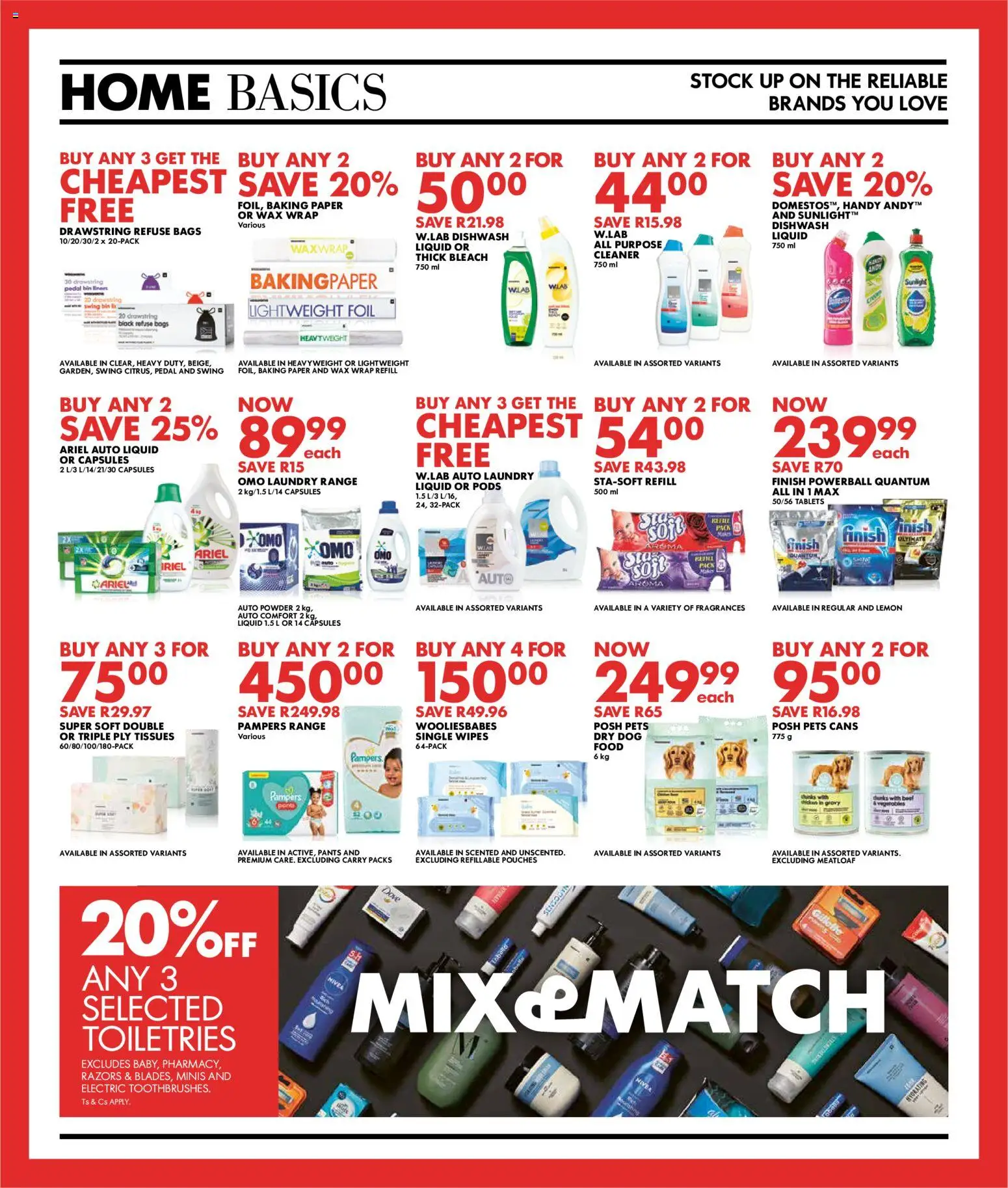 New Woolworths catalogue – valid from 26/10/2026 | Page: 11 | Products: Pants, Pouches, Bleach, Paper