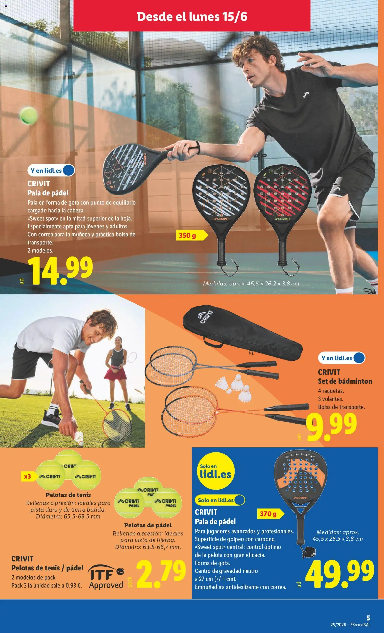 Lidl folleto de bazar │ válido desde el 15.06.2026 | Página: 15 | Productos: Muñeca, Bolsa