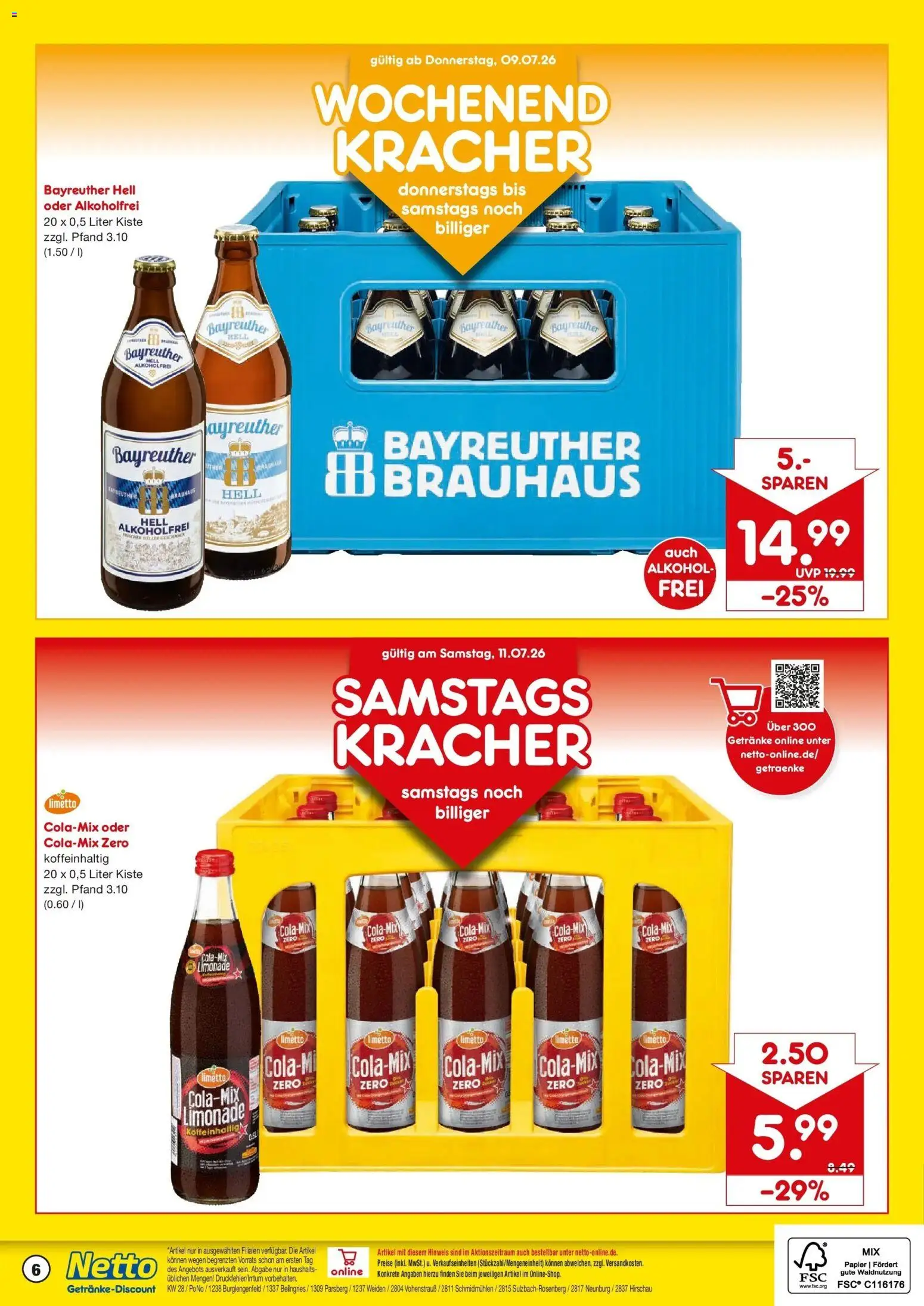 Netto Marken-Discount - Netto: Getränkeangebote – gültig ab 05.07.2026 | Seite: 6