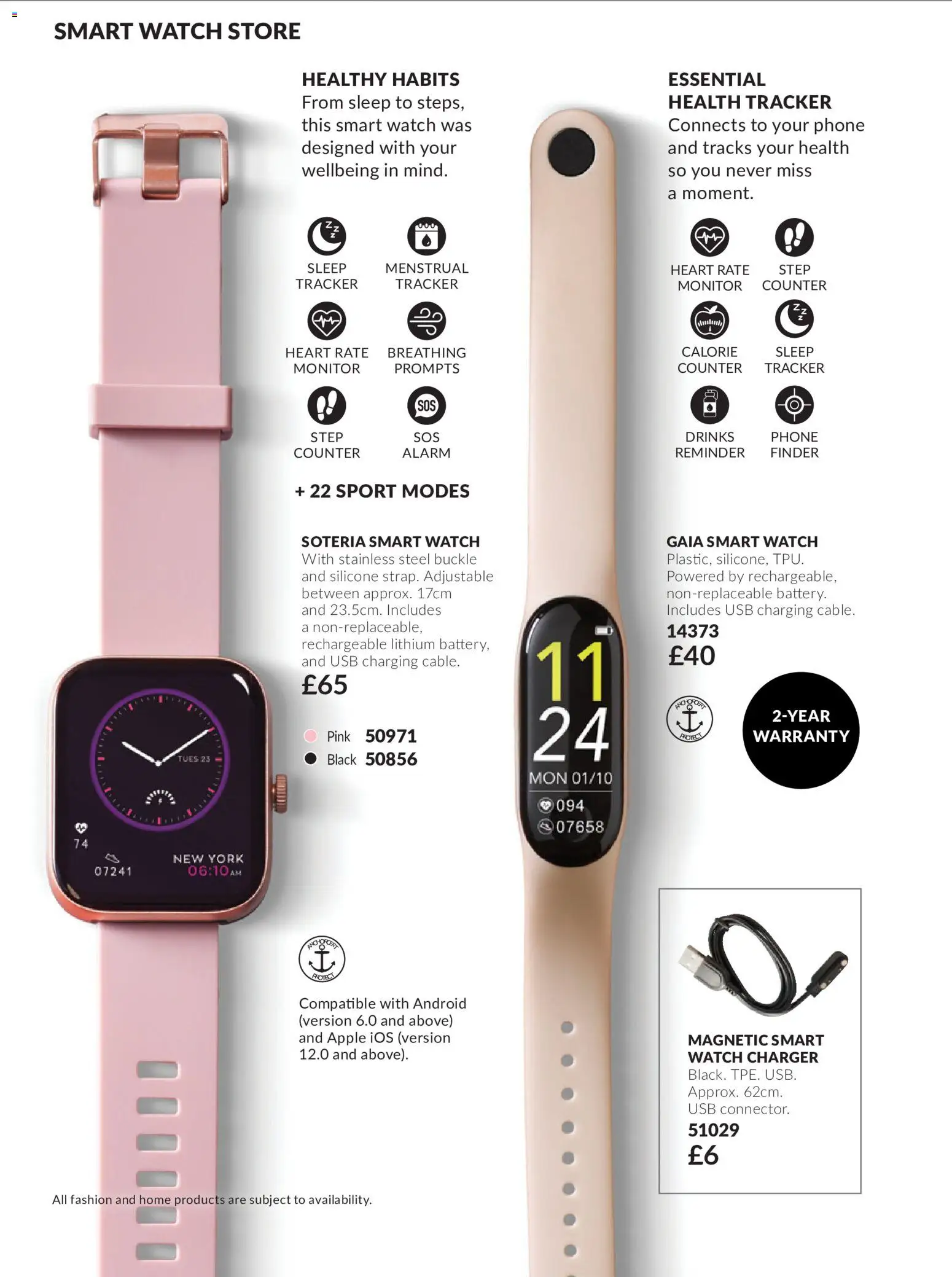 {H1} | Page: 124 | Products: Smart watch, Drinks, Monitor, USB