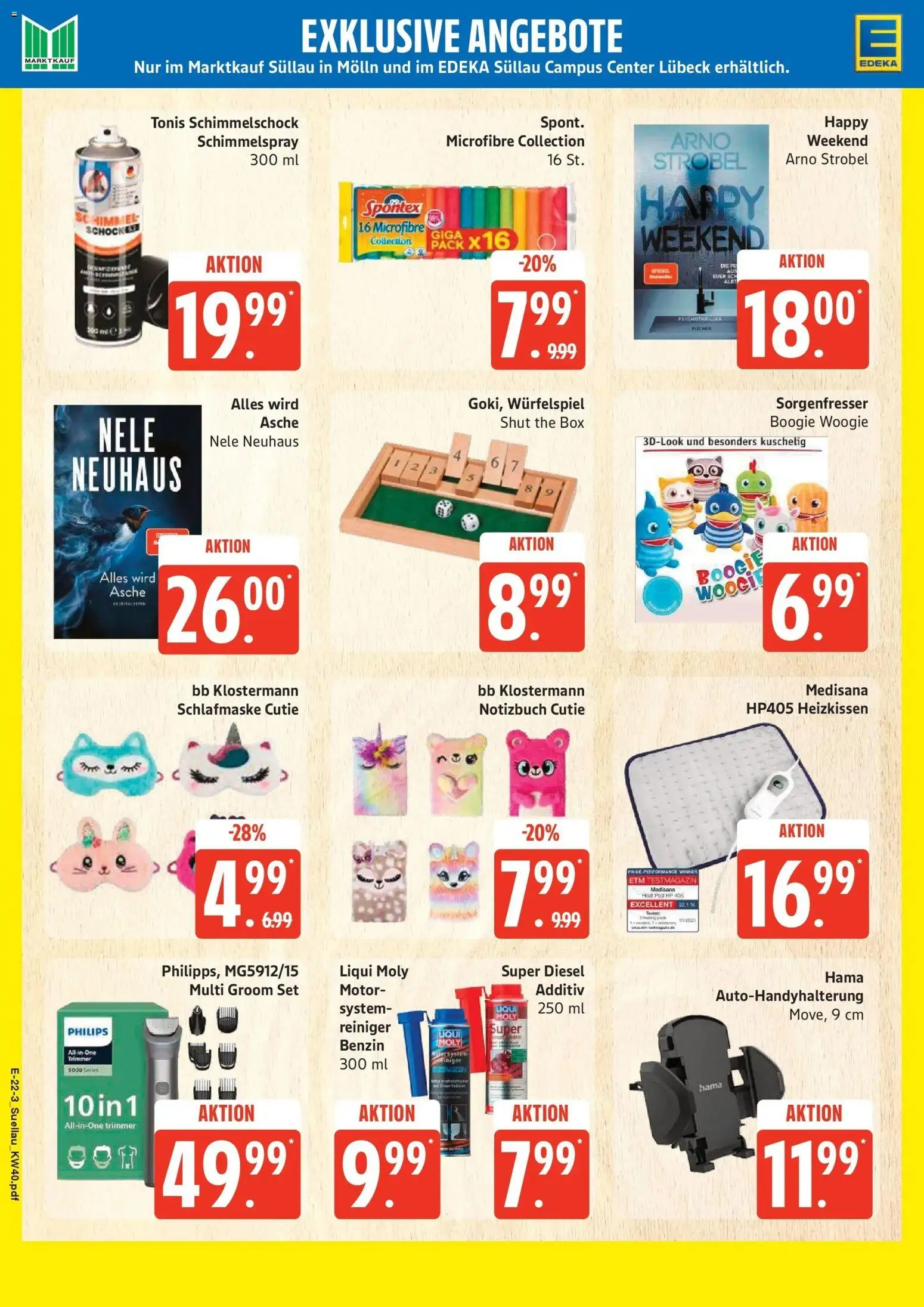 Edeka Prospekt Ratzeburg (ab 28.09.2026) » Angebote Online | Seite: 29 | Produkte: HP, Philips, Heizkissen, Notizbuch