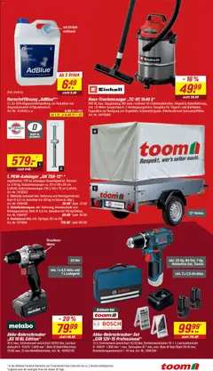 Toom Baumarkt Prospekt 	 ab 09.05.2026 gültig | Seite: 9 | Produkte: Bosch, Tasche, Teppich, Ladegerät