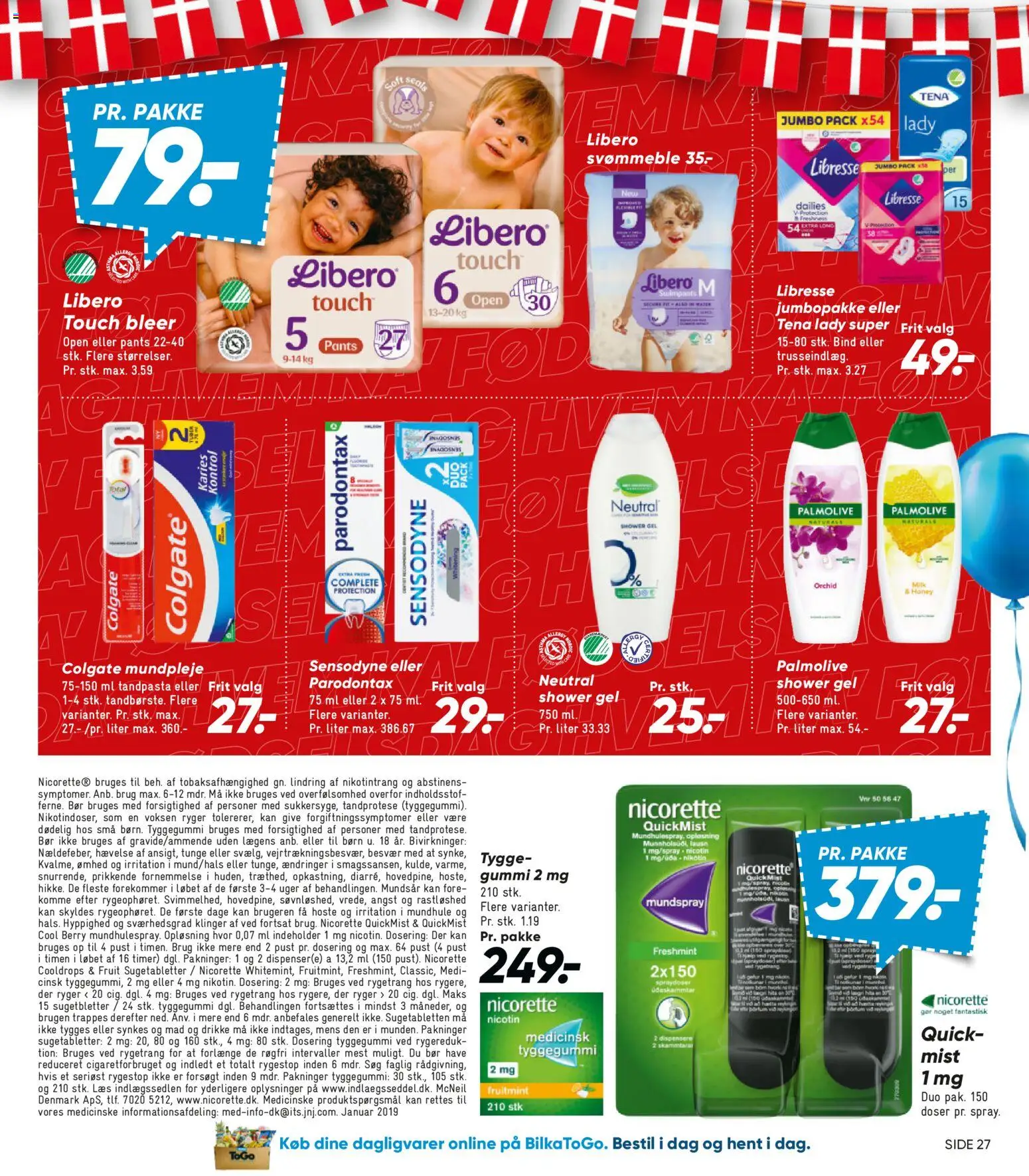 Bilka tilbudsavis – gyldig fra 04/09/2026 | Side: 37 | Produkter: Dagligvarer, Tandpasta, Tyggegummi, Søm