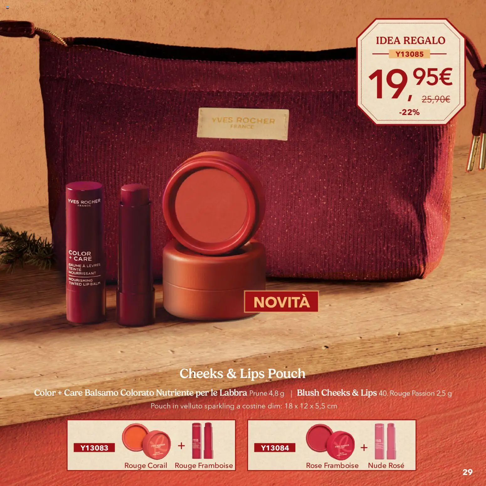 Volantino Yves Rocher del 20/10/2026 | Pagina: 29 | Prodotti: Balsamo, Blush
