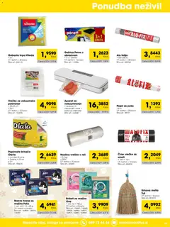 Tuš katalog akcije – veljaven od 01.10.2026 | Stran: 23 | Izdelki: Papirnate brisače, Gobica, Folija, Briketi
