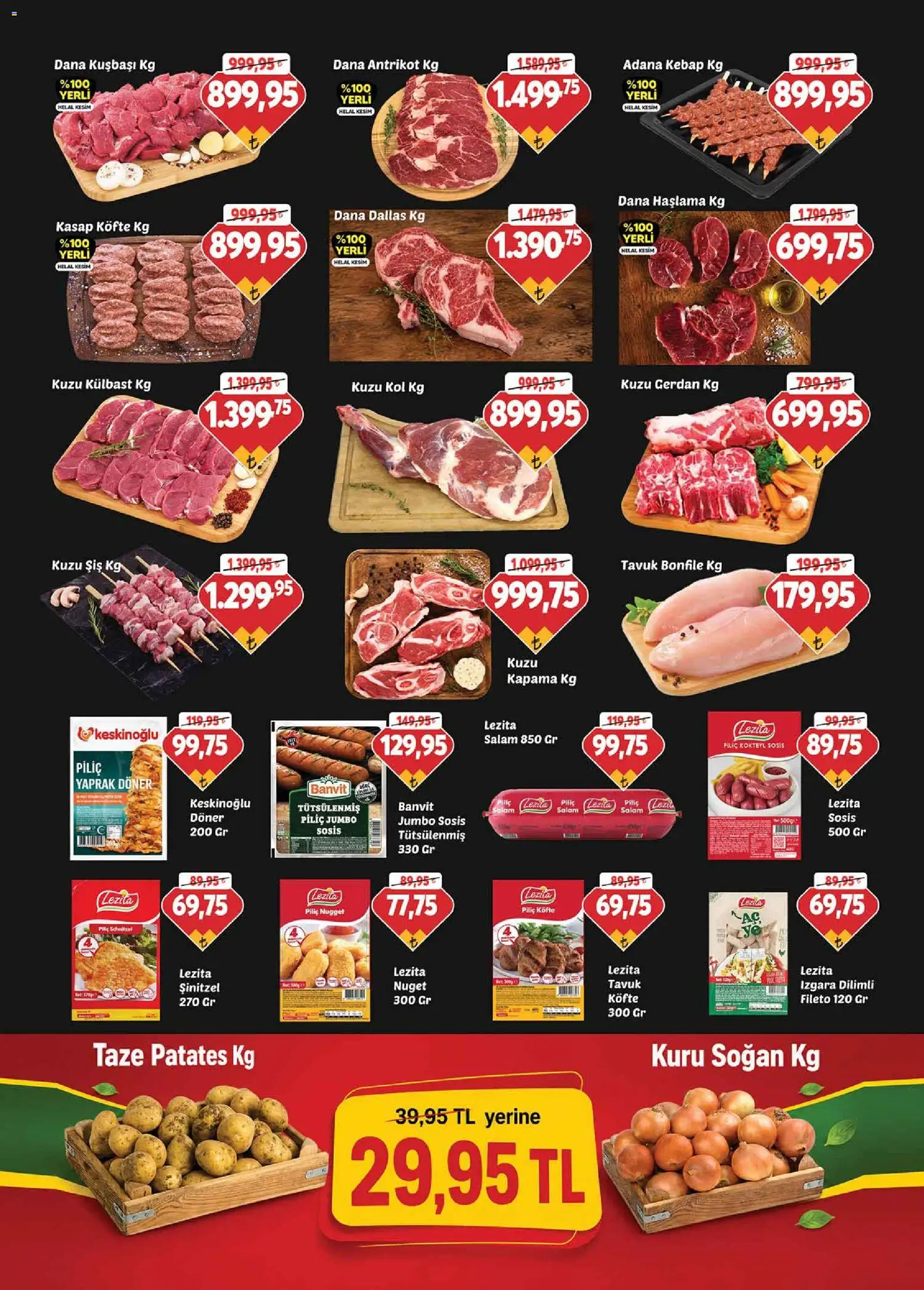 Grosper Katalog - 02 Eylül 2026 tarihinden itibaren geçerlidir | Sayfa: 2 | Ürünler: Döner, Salam, Piliç, Piliç nugget