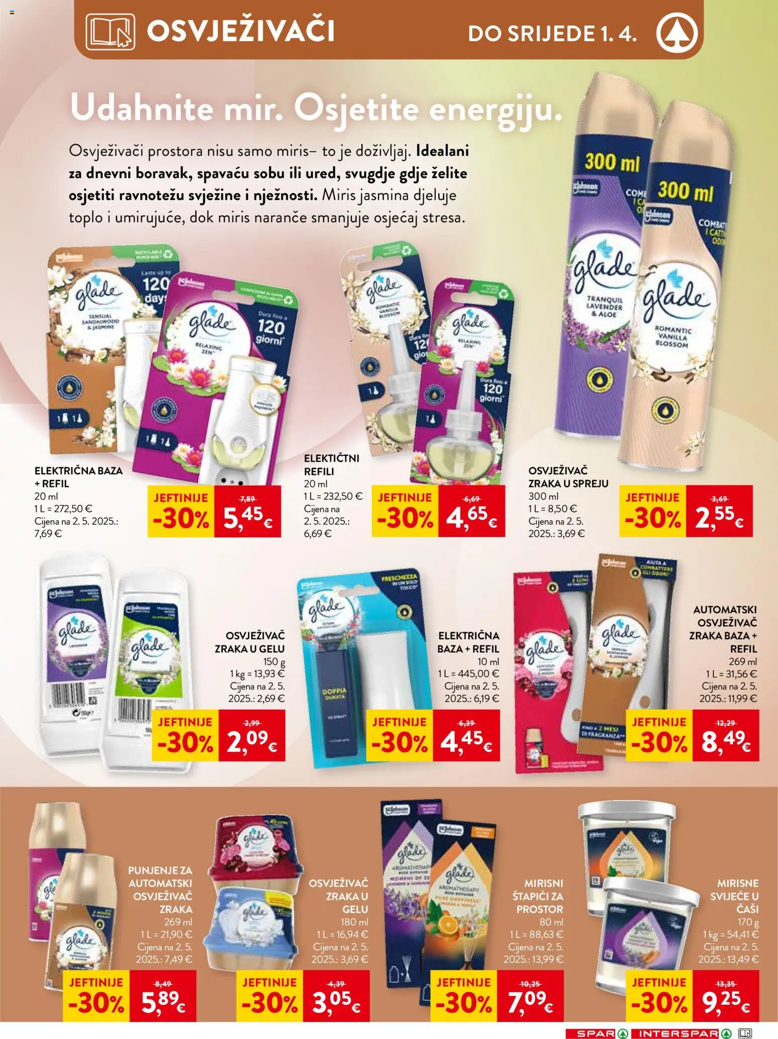 Interspar katalog | vrijedi od 12.03.2026 | Stranica: 19 | Proizvodi: Miris, Naranče, Štapići