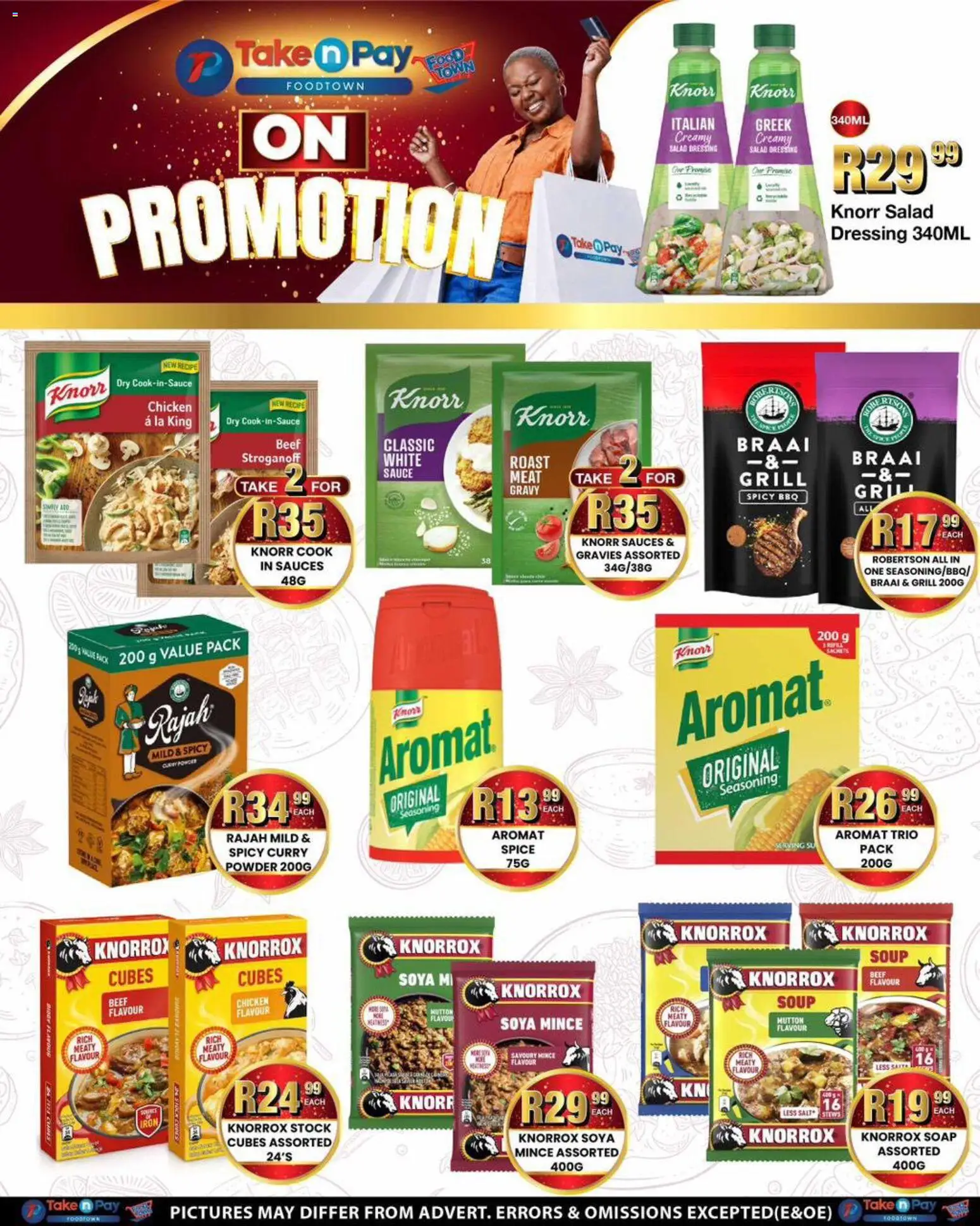 New Take n Pay catalogue – valid from 01.06.2026 | Page: 13 | Products: Salad dressing, Seasoning, Stock, Salad
