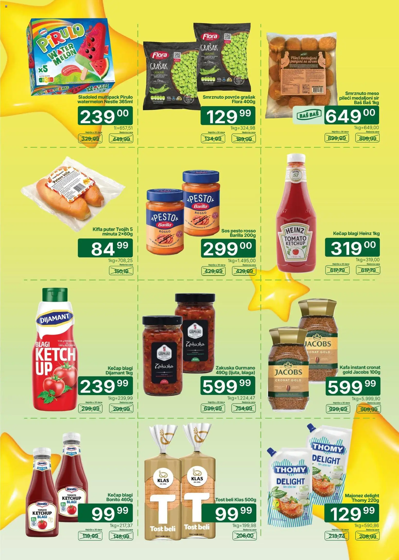 Univerexport katalog - važi od 17.08.2026 | Strana: 4 | Proizvode: Pesto, Sladoled, Sir, Heinz