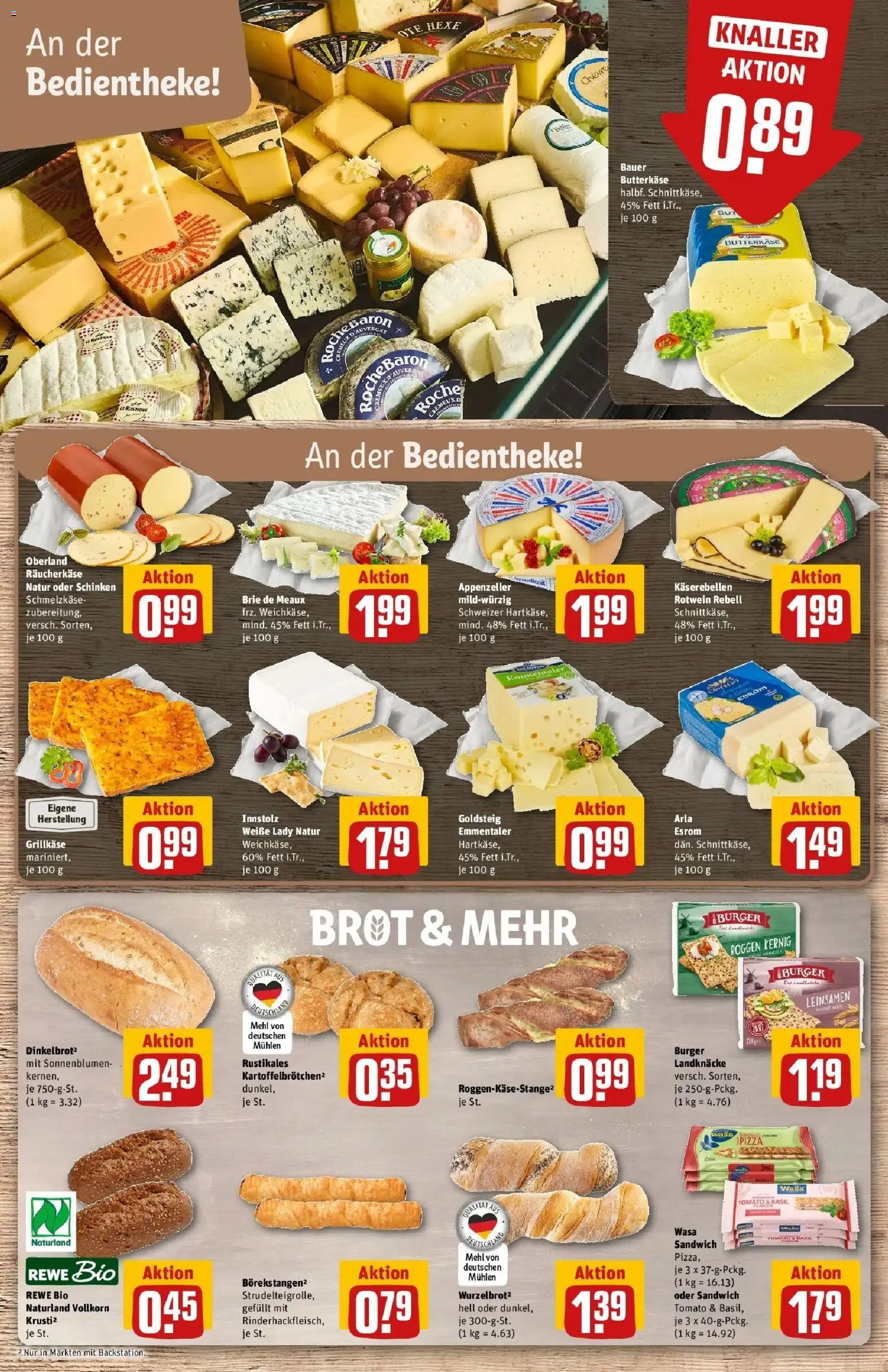 REWE Prospekt ab 07.09.2026 zum Blättern » Angebote | Seite: 11 | Produkte: Rotwein, Burger, Brot, Schinken