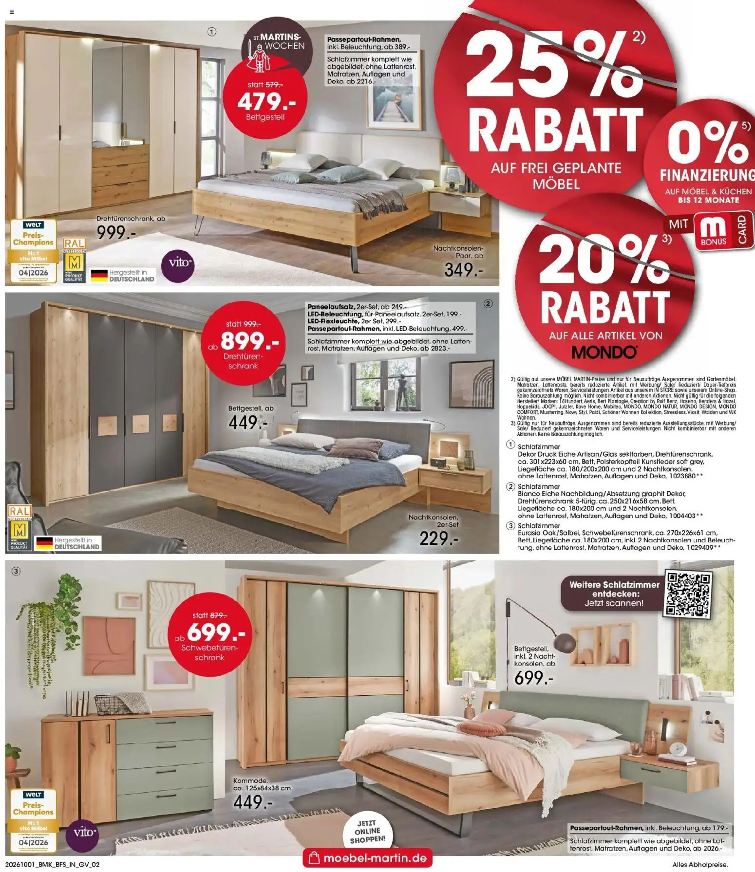 Möbel Martin Aktueller Prospekt (ab 01.10.2026) zum Blättern | Seite: 2 | Produkte: Drehtürenschrank, Schrank, Kuchen