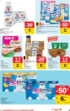 Carrefour folder Market - Voorbeeld van een folder van Carrefour, geldig van 20.05.2026 | Pagina: 9 | Producten: Room, Twix, Fehérje, Melk