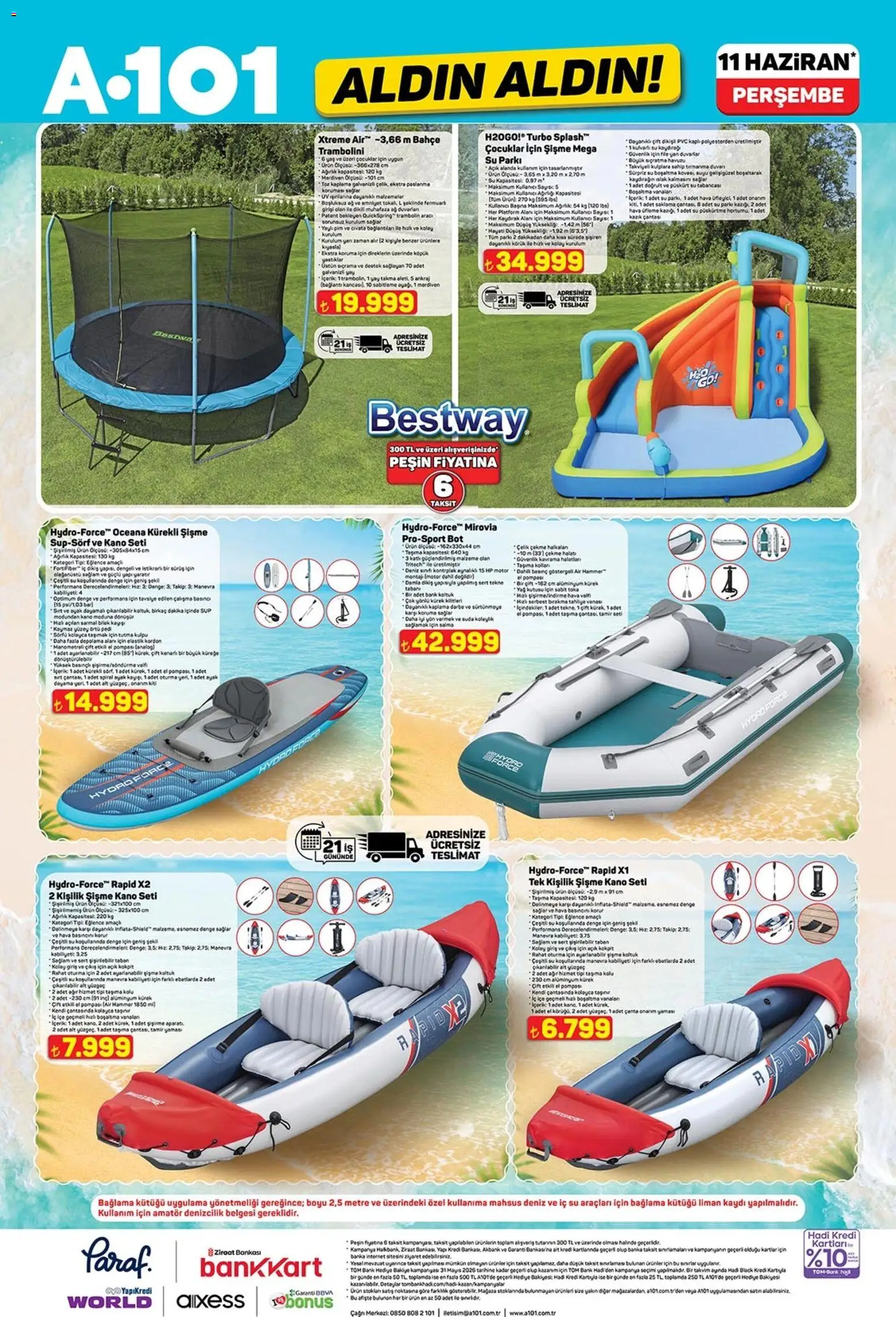 A101 - Katalog Aldın Aldın - 11.06.2026 tarihinden itibaren geçerlidir | Sayfa: 6 | Ürünler: Koltuk, Yağ, Su, Çanta