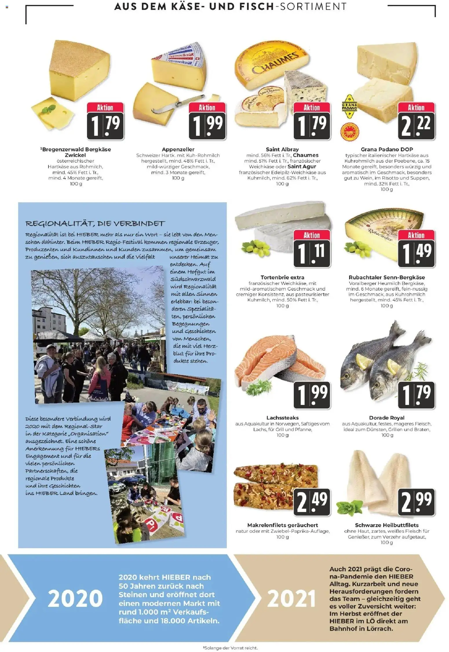 Edeka Prospekt Schliengen (ab 12.10.2026) » Angebote Online | Seite: 5 | Produkte: Dorade, Grana Padano, Grill, Fleisch