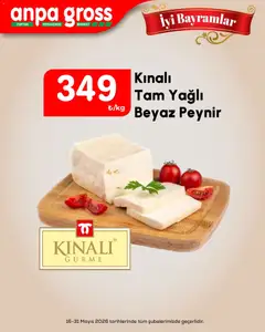 16.05.2026 tarihinden itibaren geçerli olan Anpa Gross kataloğu önizlemesi