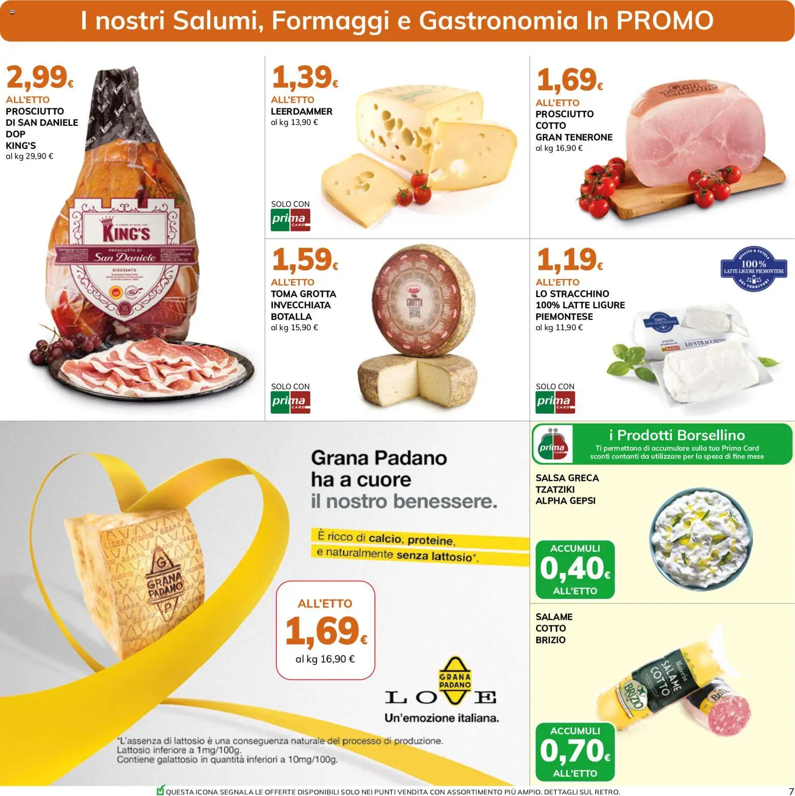Volantino Basko del 21/08/2026 | Pagina: 7 | Prodotti: Salame, Salsa, Latte, Grana Padano