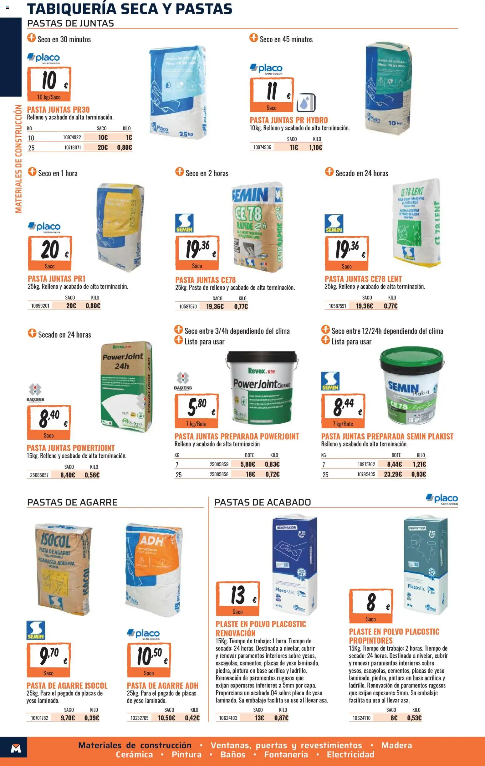 Obramat - Reformas Otono Imprenta Almacenes 20 Barcelona 2026 │ válido desde el 09/10/2026 | Página: 4 | Productos: Polvo, Pasta, Puertas