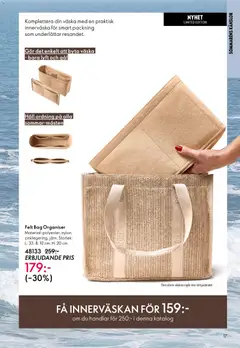 Oriflame erbjudanden 08/26 - Förhandsvisning av reklamblad från butik Oriflame aktuell från 03.06.2026 | Sida: 17 | Produkter: Häll, Väska