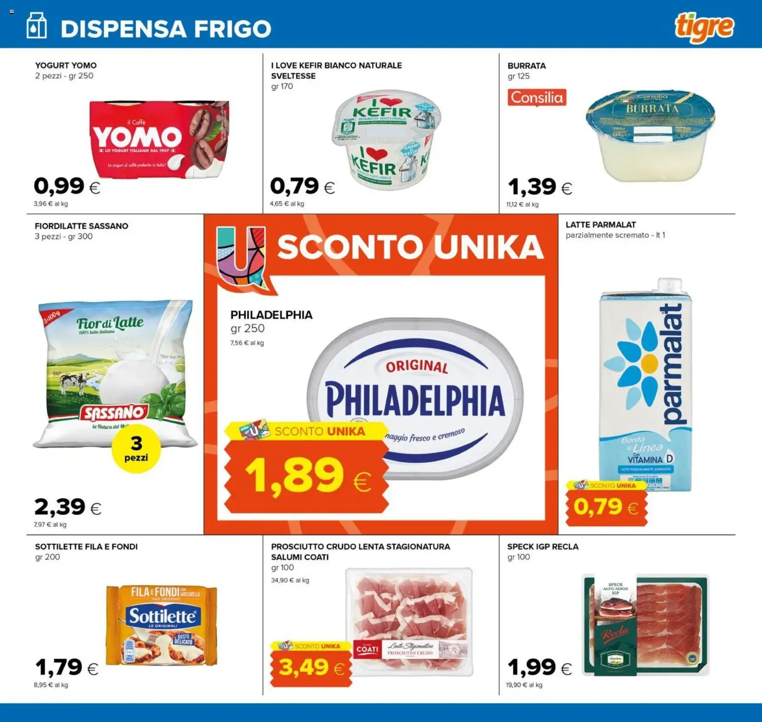 Volantino Tigre del 20.05.2026 | Pagina: 13 | Prodotti: Speck, Caffè, Latte, Latte parzialmente scremato