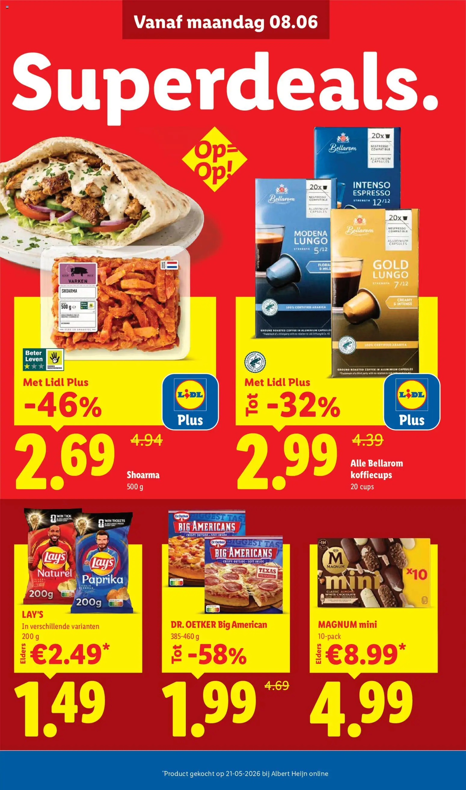 {H1} | Pagina: 4 | Producten: Pizza, Tas, Chips, Kész piskótalap