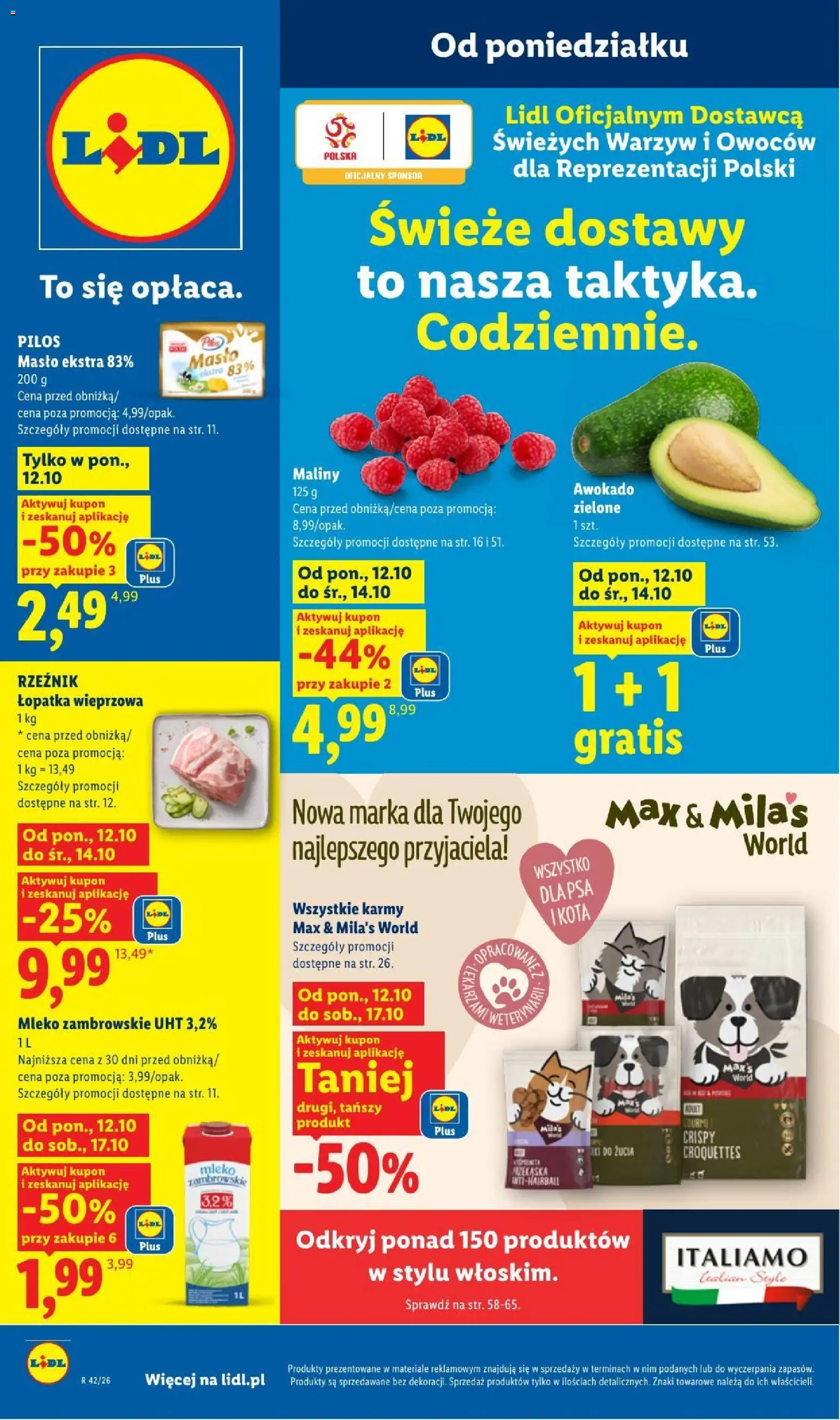 Lidl gazetka od 12.10.2026 | Strona: 1