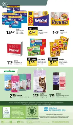 Pré-visualização Coviran folheto válido de 06/10/2026 | Página: 20 | Produtos: Papel higiénico, Areia, Fraldas, Esponja