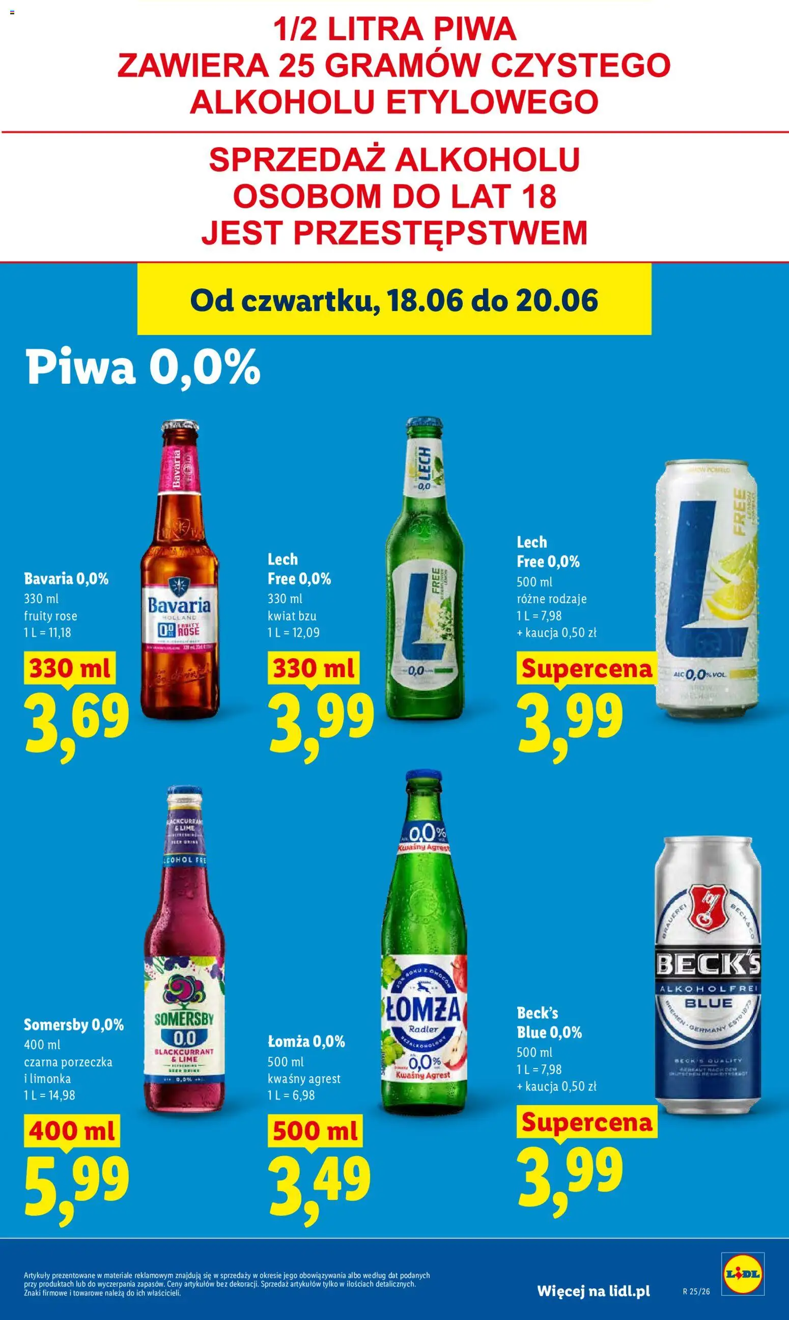 Lidl Polsko leták od 18.06.2026 | Strana: 63 | Produkty: Radler