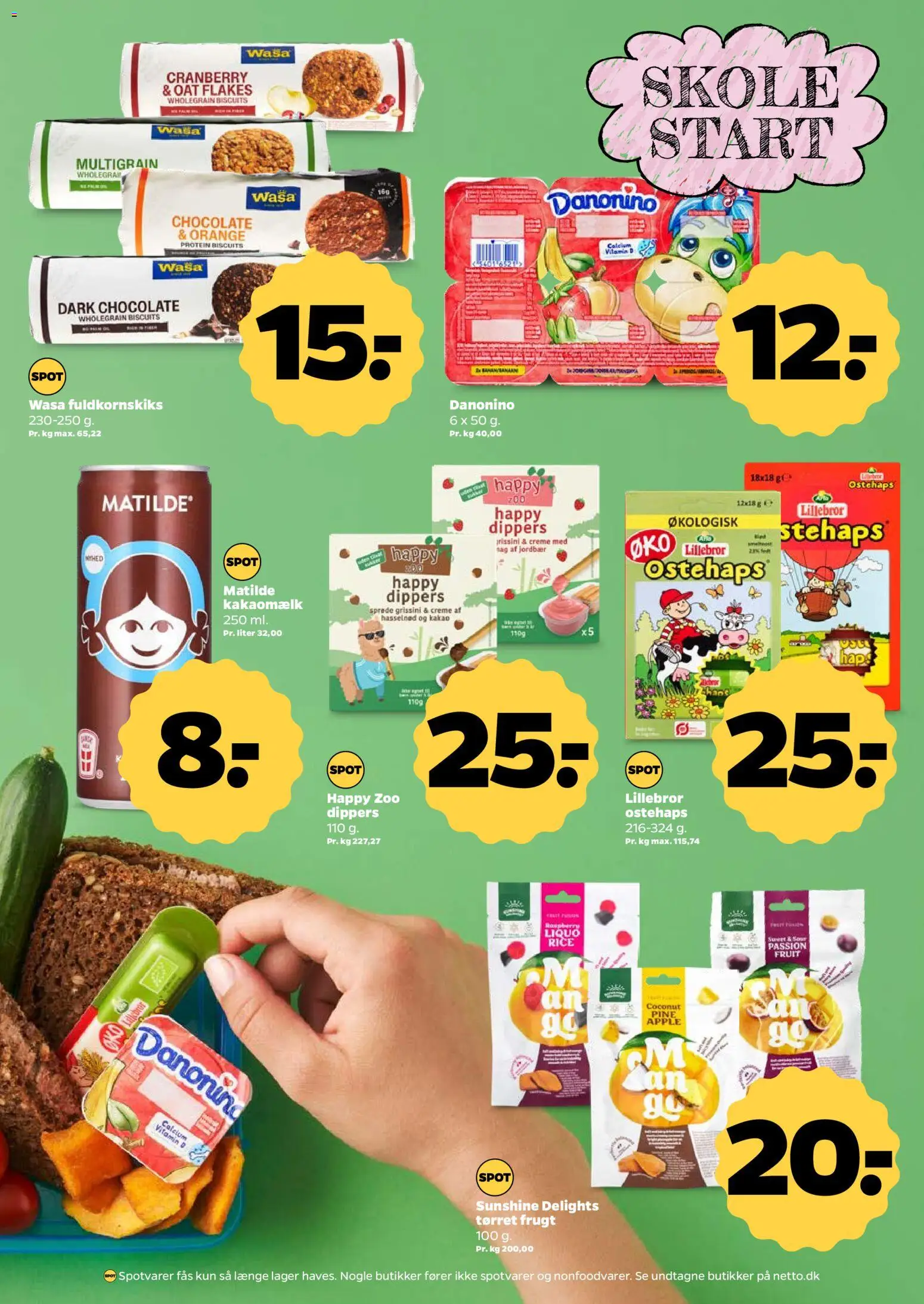 Netto tilbudsavis – gyldig fra 08/08/2026 | Side: 4 | Produkter: Creme, Jordbær, Kakao, Tørret frugt