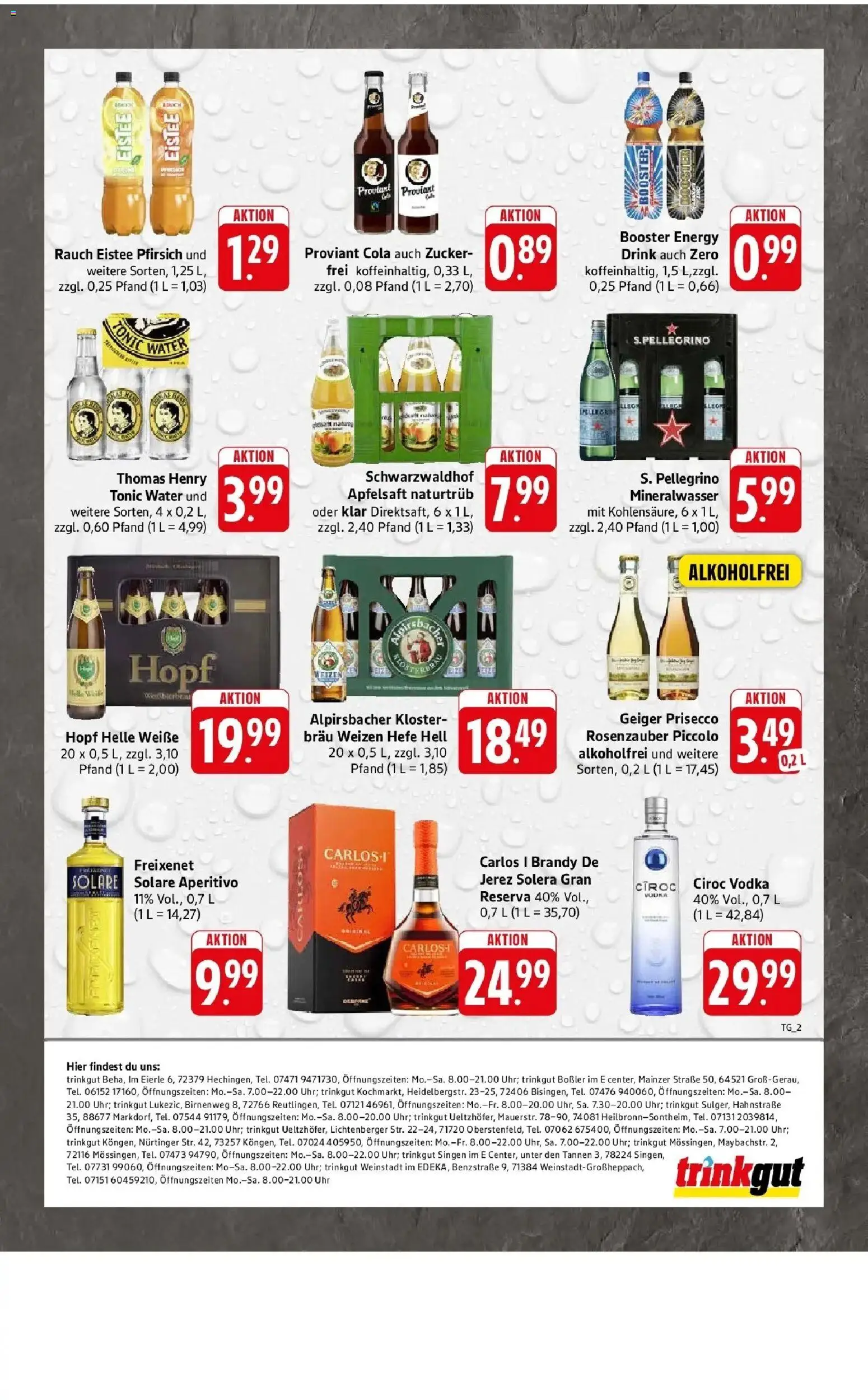 Edeka Prospekt Singen (ab 31.08.2026) » Angebote Online | Seite: 61 | Produkte: Cola, Energy, Freixenet, Vodka