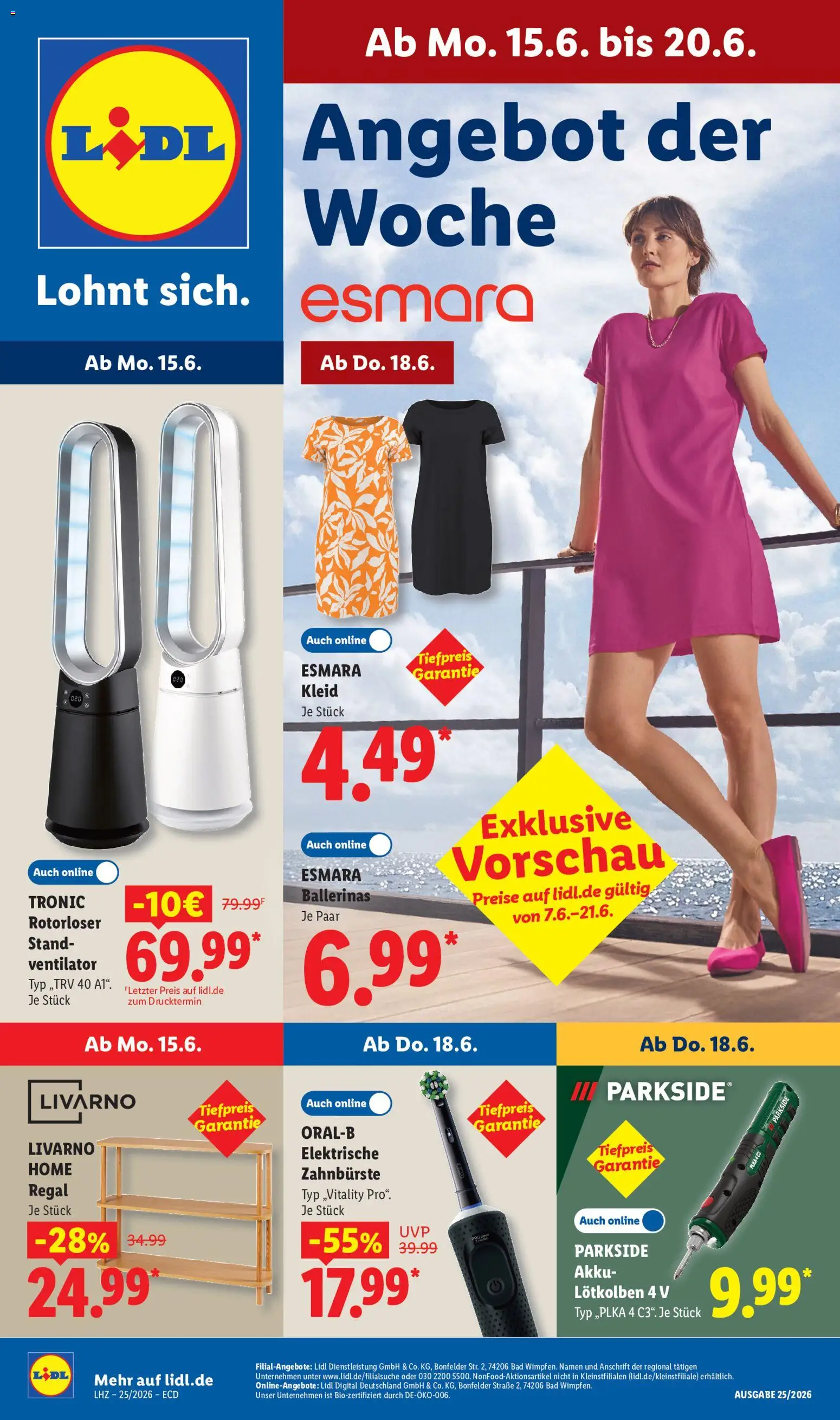 Lidl Prospekt – gültig ab 15.06.2026 | Seite: 1