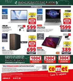 Anteprima del volantino Comet volantino valido a partire dal 20/08/2026 | Pagina: 40 | Prodotti: Monitor, Notebook, TV, USB