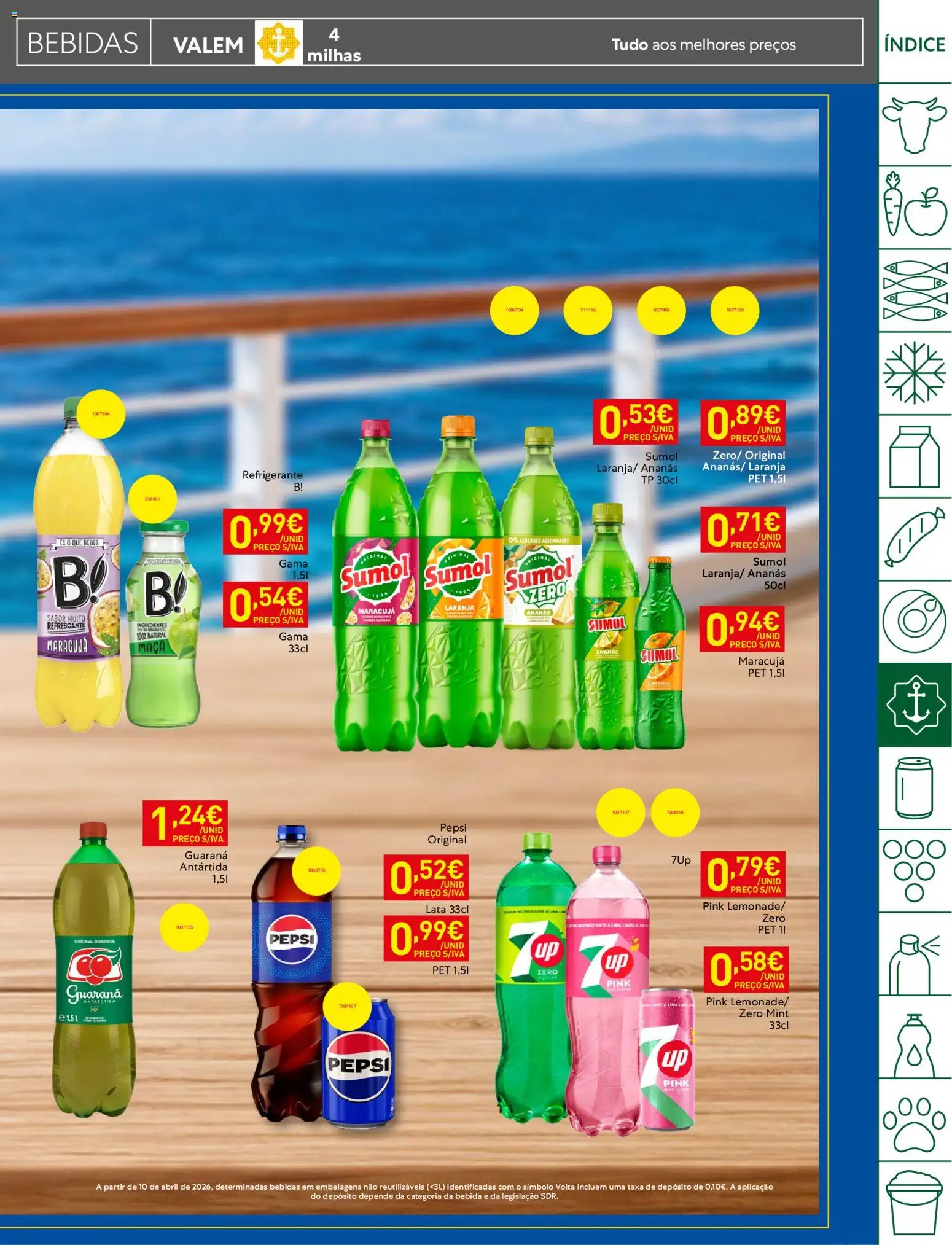 Recheio folheto │ válido de 20/10/2026 | Página: 23 | Produtos: Pepsi, Ingredientes, Lima, Bebida