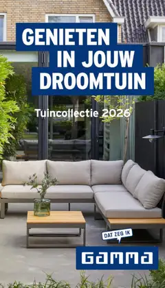 GAMMA folder Genieten in jouw droomtuin - Voorbeeld van een folder van GAMMA, geldig van 01-08-2026