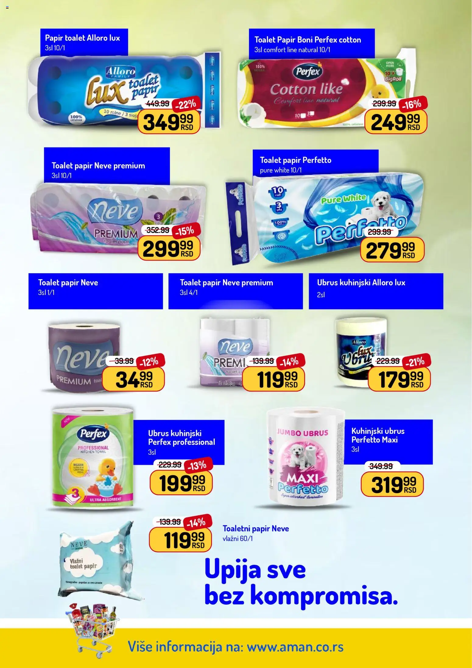 Aman katalog - važi od 27.04.2026 | Strana: 40 | Proizvode: Toalet papir, Ubrus