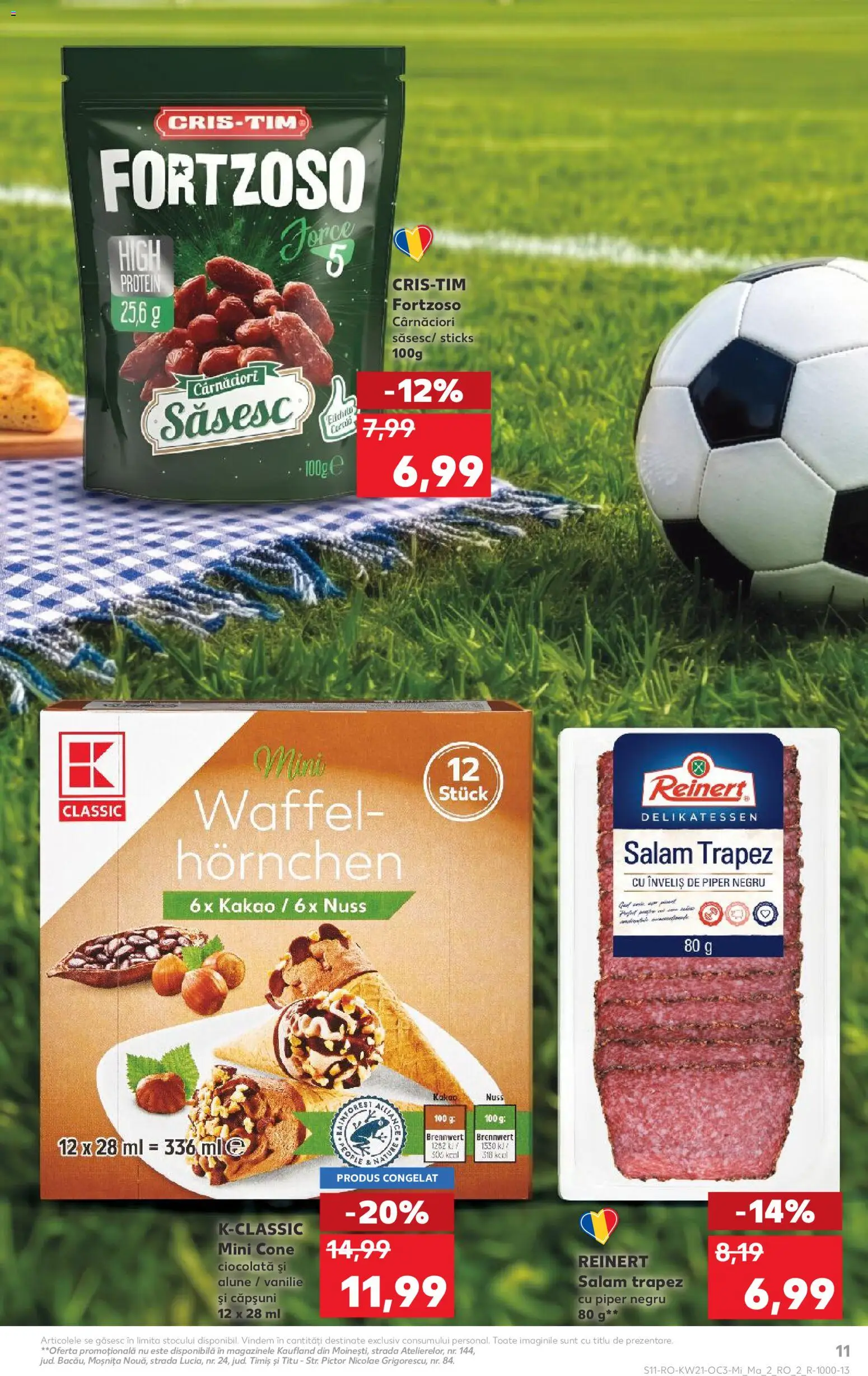 Kaufland RO akciós ujság - amely érvényes a következő dátumtól: 20.05.2026 | Oldal: 11 | Termékek: Protein