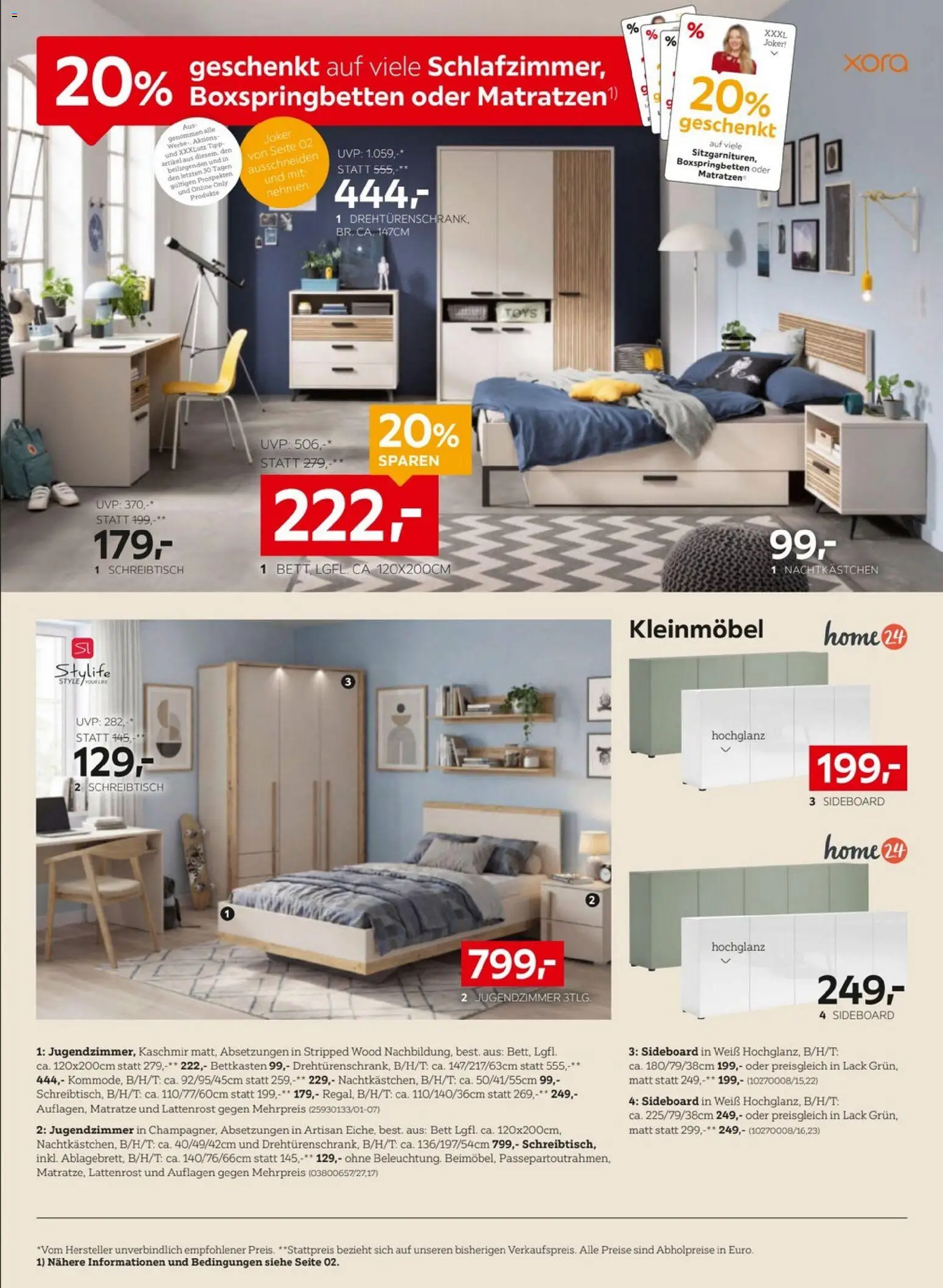 XXXLutz Prospekt aktuell gültig ab 16.06.2026 | Seite: 12 | Produkte: Bett, Matratze, Lattenrost