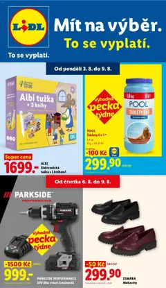 Náhled letáku Lidl aktuální leták - Spotřební zboží od 03.08.2026