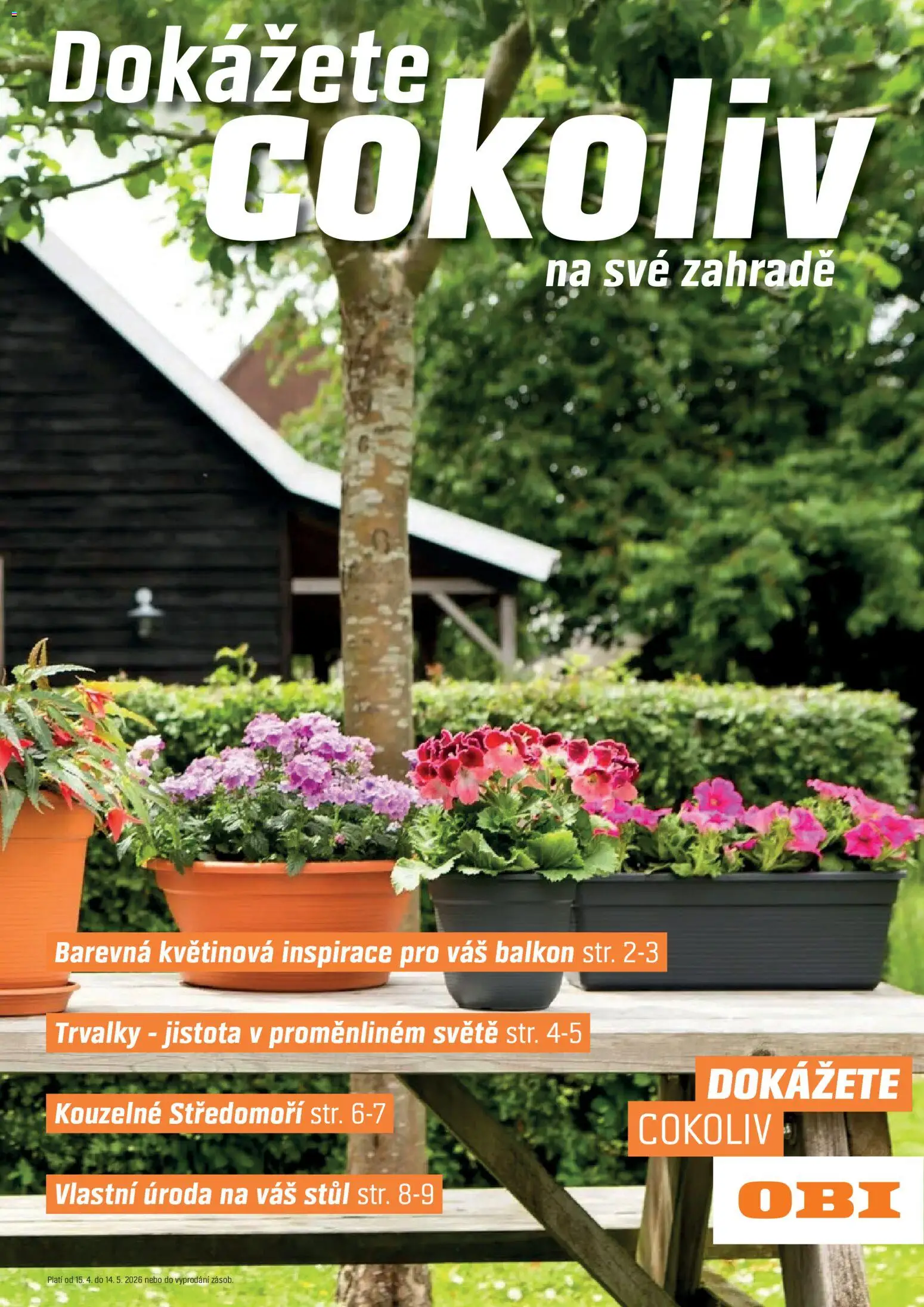 OBI leták - Dokážete cokoliv od 15.04.2026 | Strana: 1 | Produkty: Stůl