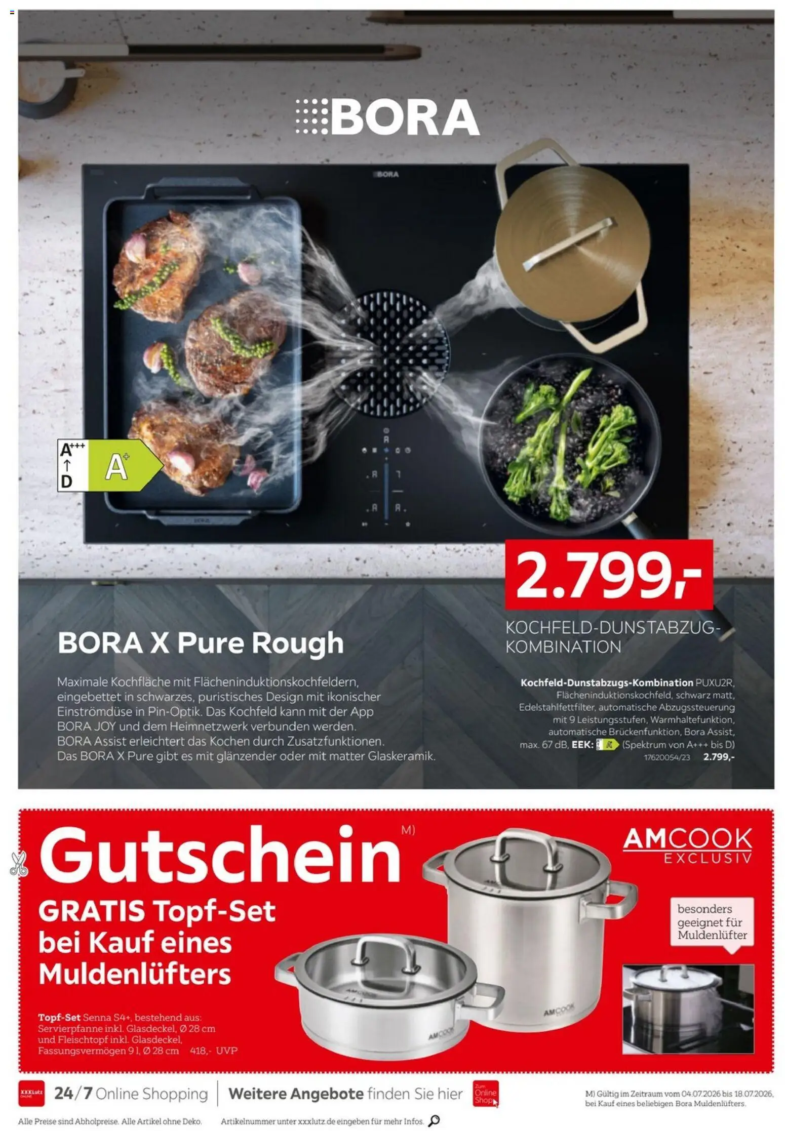 XXXLutz Nr. 1 bei Küchen – gültig ab 04.07.2026 | Seite: 10 | Produkte: Kochfeld