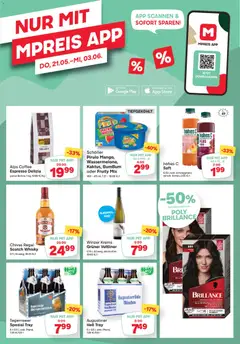 MPREIS Flugblatt ab 28.05.2026 gültig | Seite: 14 | Produkte: Regal, Creme, Saft
