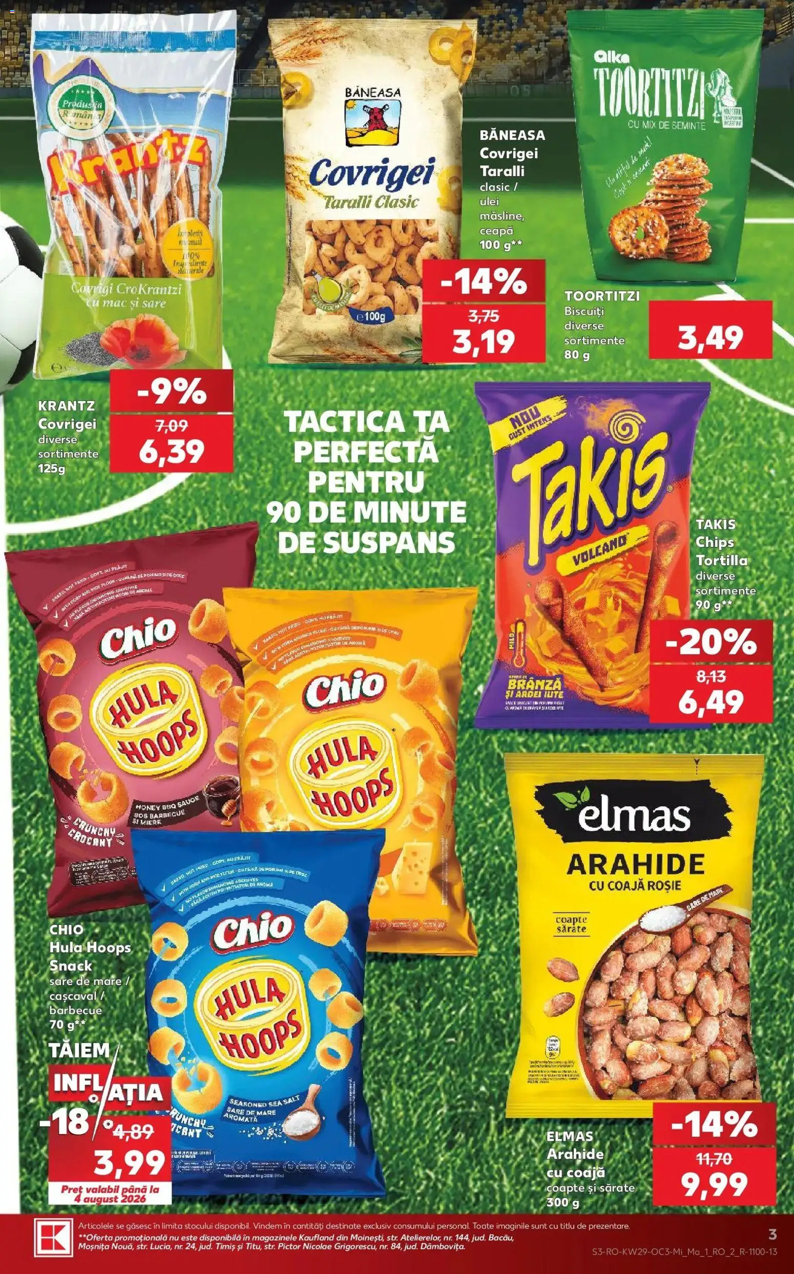Noul catalog Kaufland – valabil de la 15.07.2026 | Pagină: 3 | Produse: Miere, Ardei, Biscuiți, Ceapă
