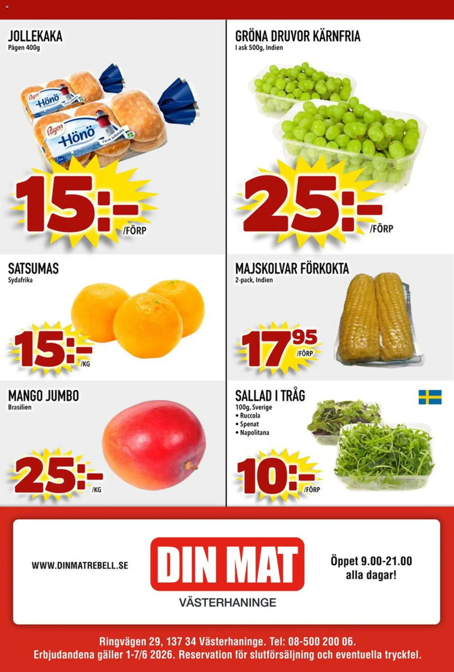 Din Mat reklamblad aktuell från 01.06.2026 | Sida: 8
