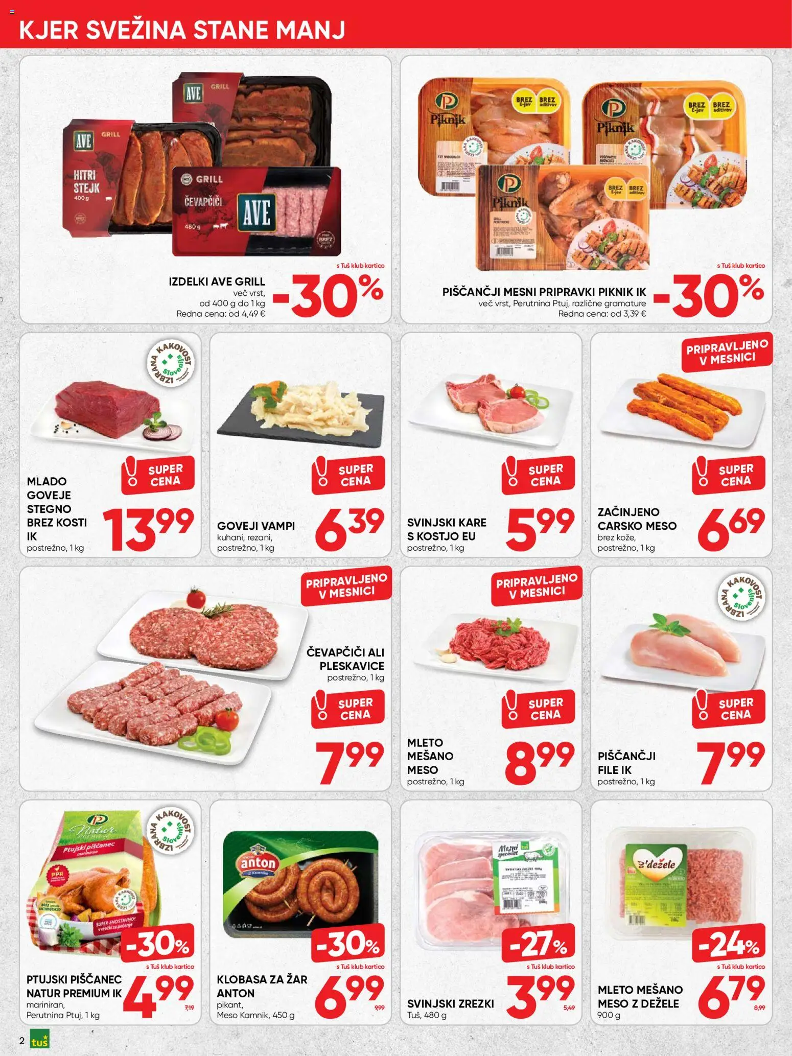 Novi Tuš katalog ponudbe – veljaven od 26.08.2026 | Stran: 2