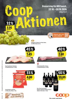Coop aktionen ab 22.10.2026 gültig