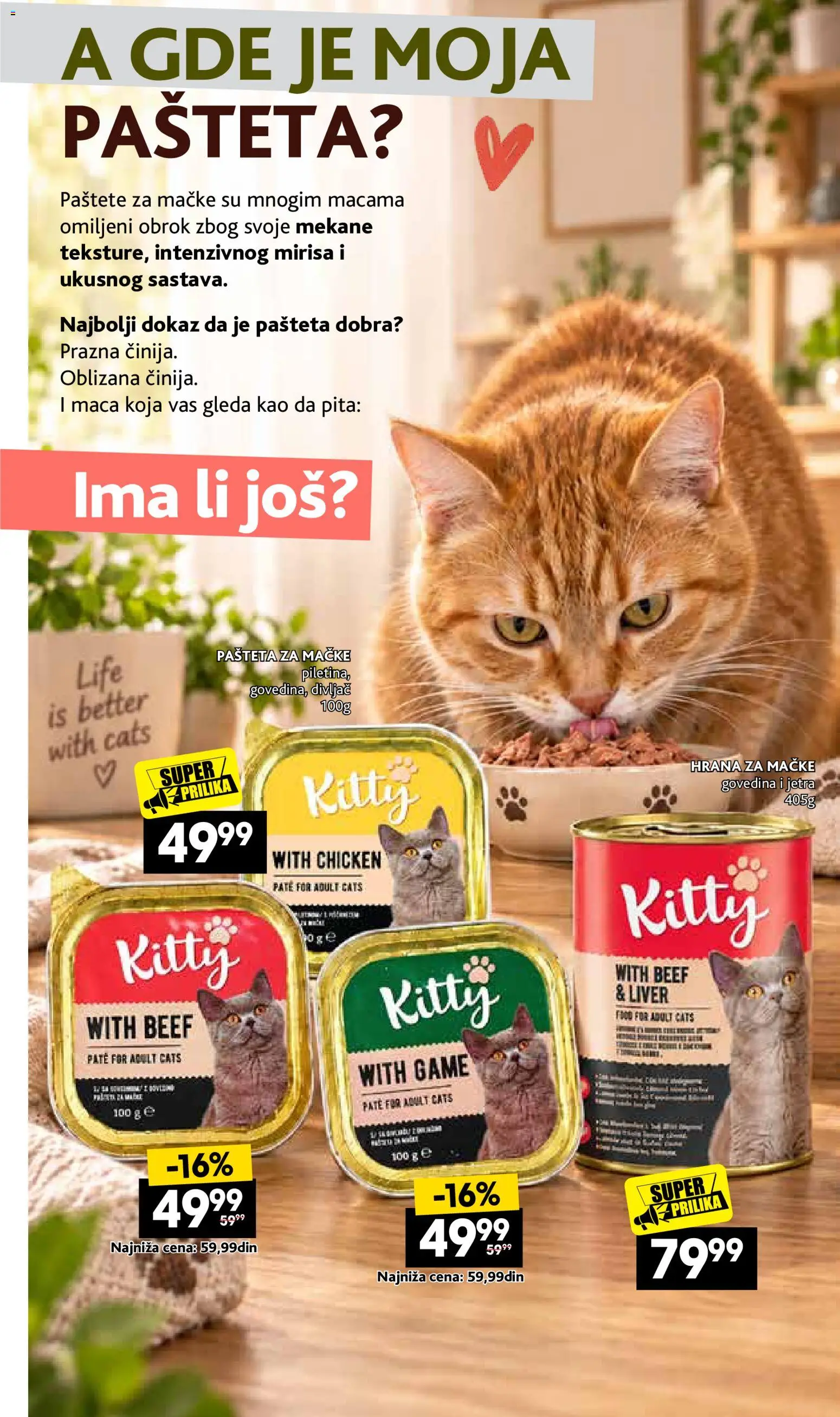Idea katalog - važi od 28.09.2026 | Strana: 10 | Proizvode: Govedina, Hrana za mačke, Pita, Pašteta