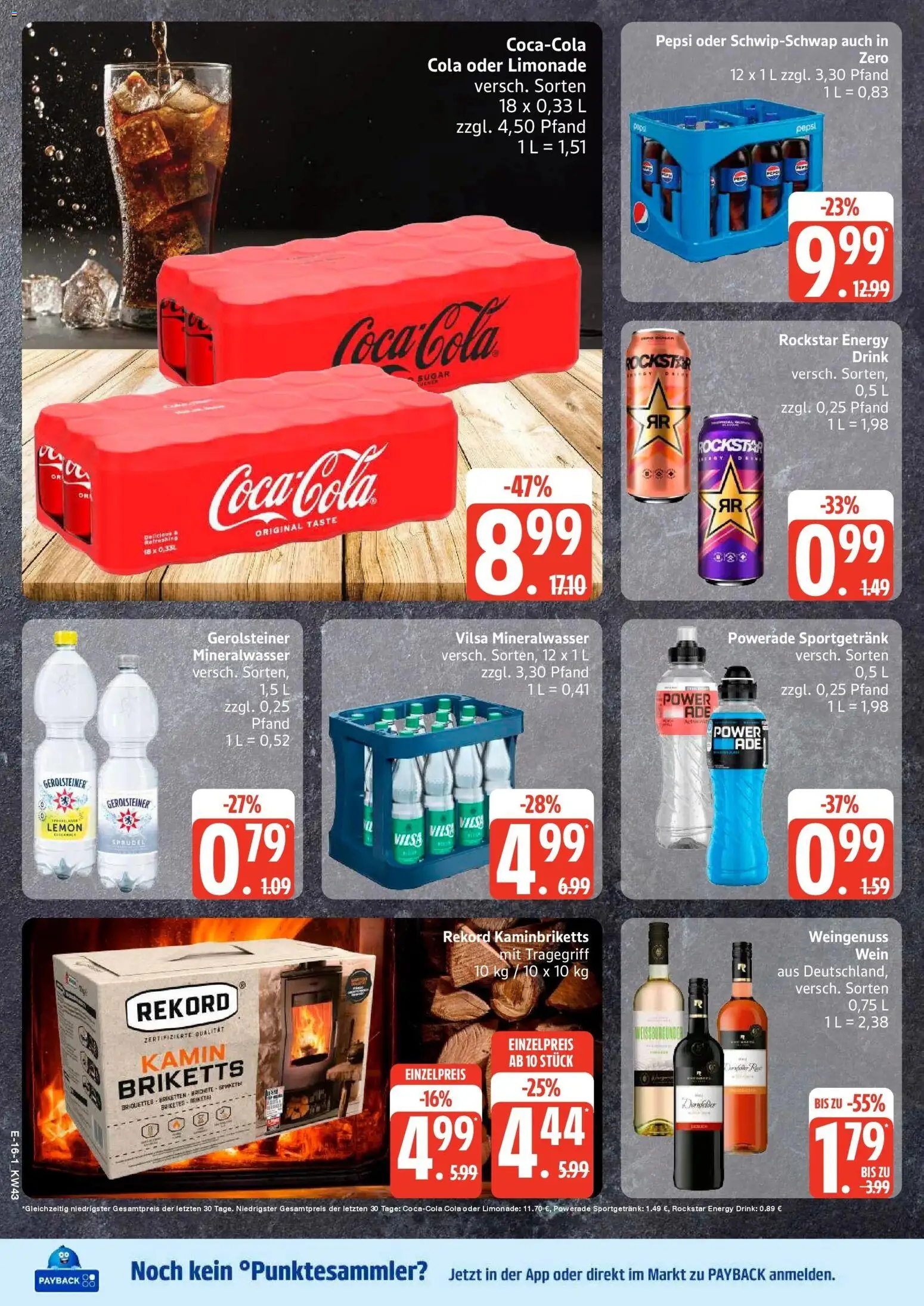 Edeka Prospekt Elmshorn (ab 19.10.2026) » Angebote Online | Seite: 20 | Produkte: Rockstar energy, Cola, Energy, Pepsi