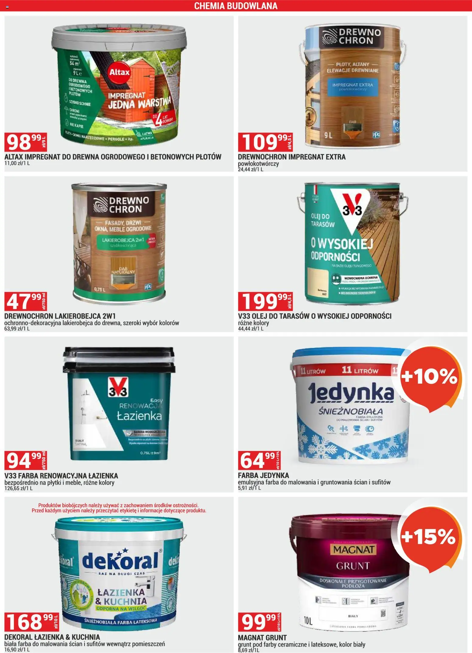 Merkury Market gazetka od 01.09.2026 | Strona: 58 | Produkty: Impregnat do drewna, Płytki, Meble ogrodowe, Olej
